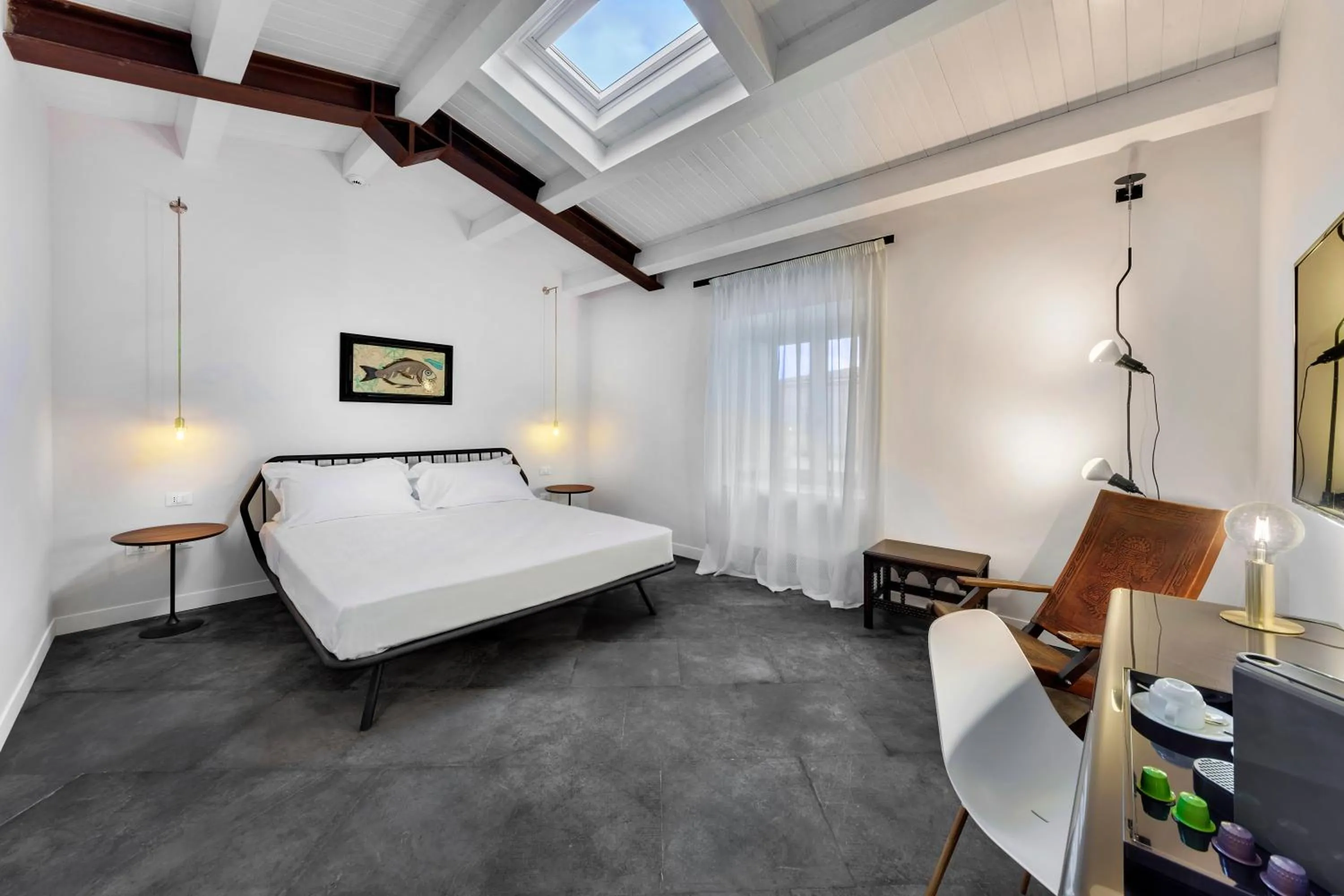 Photo of the whole room, Bed in A.D. 1768 Boutique Hotel