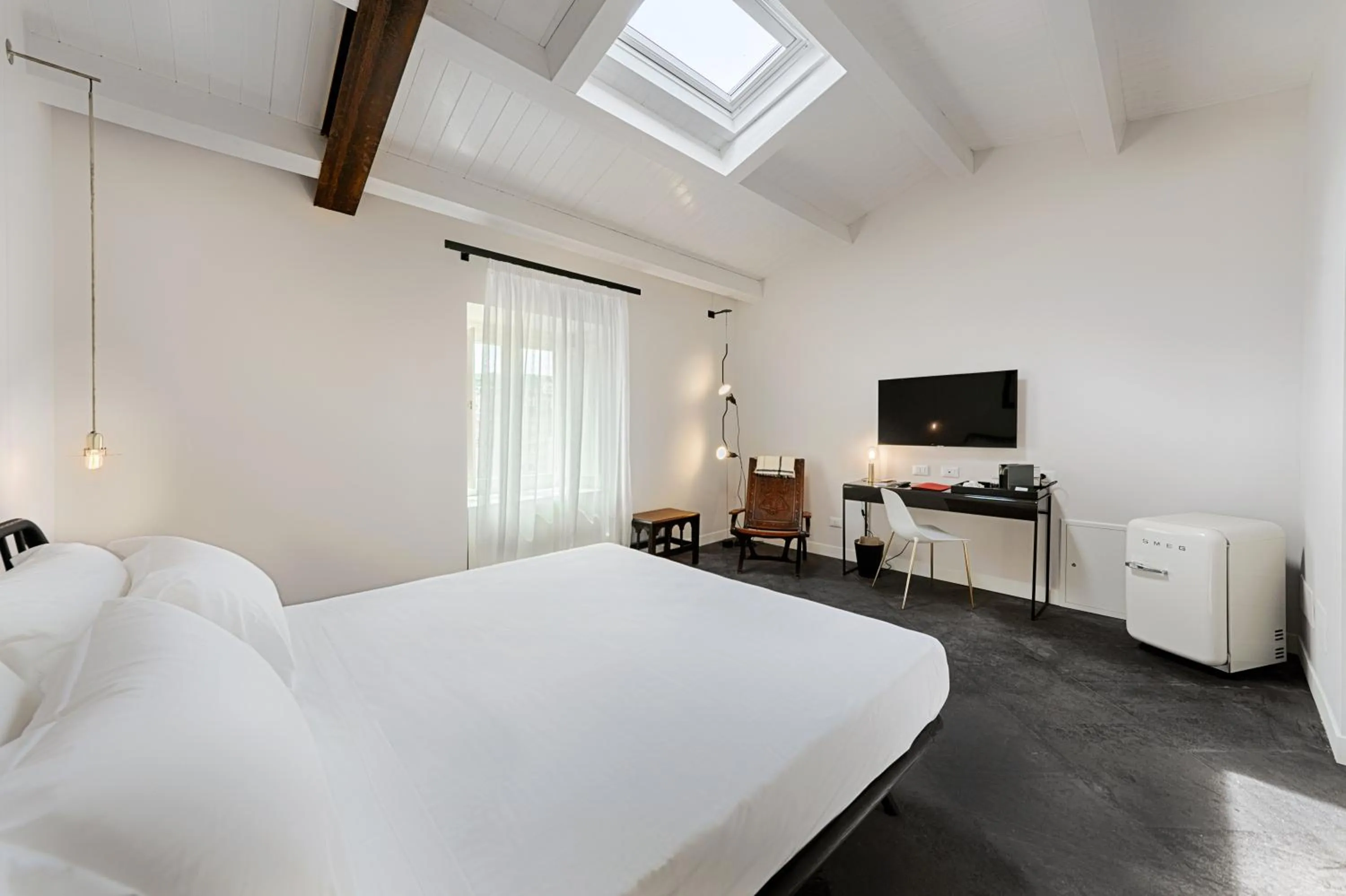 Photo of the whole room, Bed in A.D. 1768 Boutique Hotel