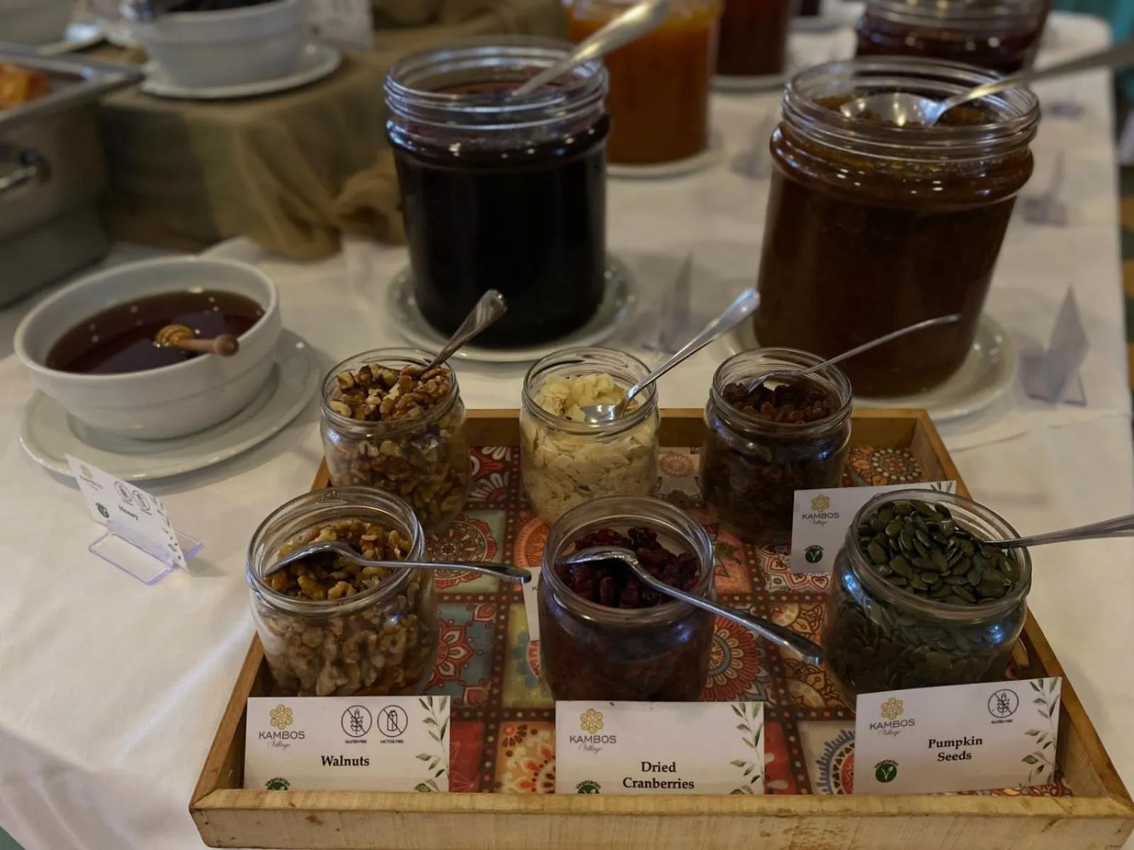 Buffet breakfast in Kambos Village