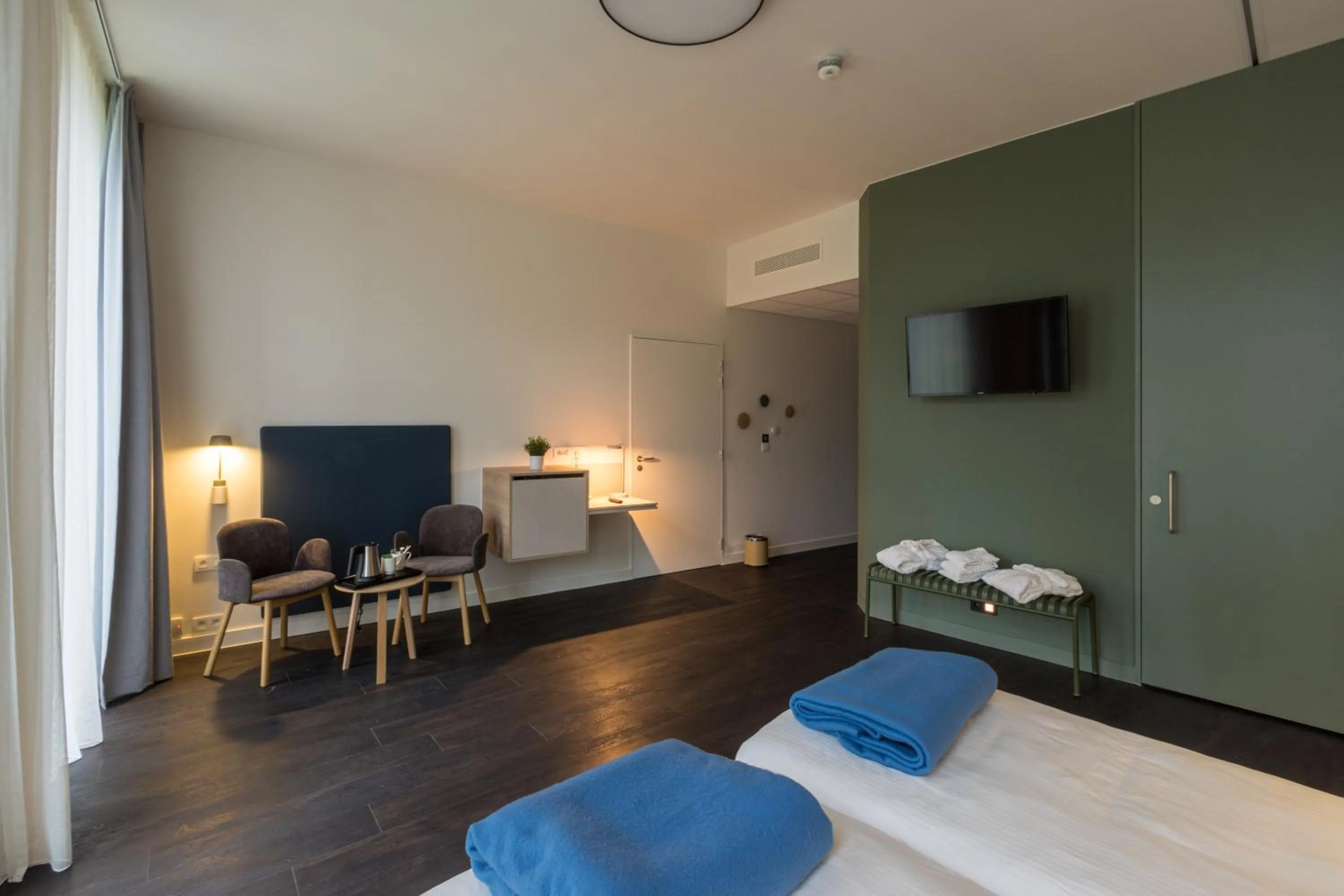 Seating area, Bed in Domein Polderwind