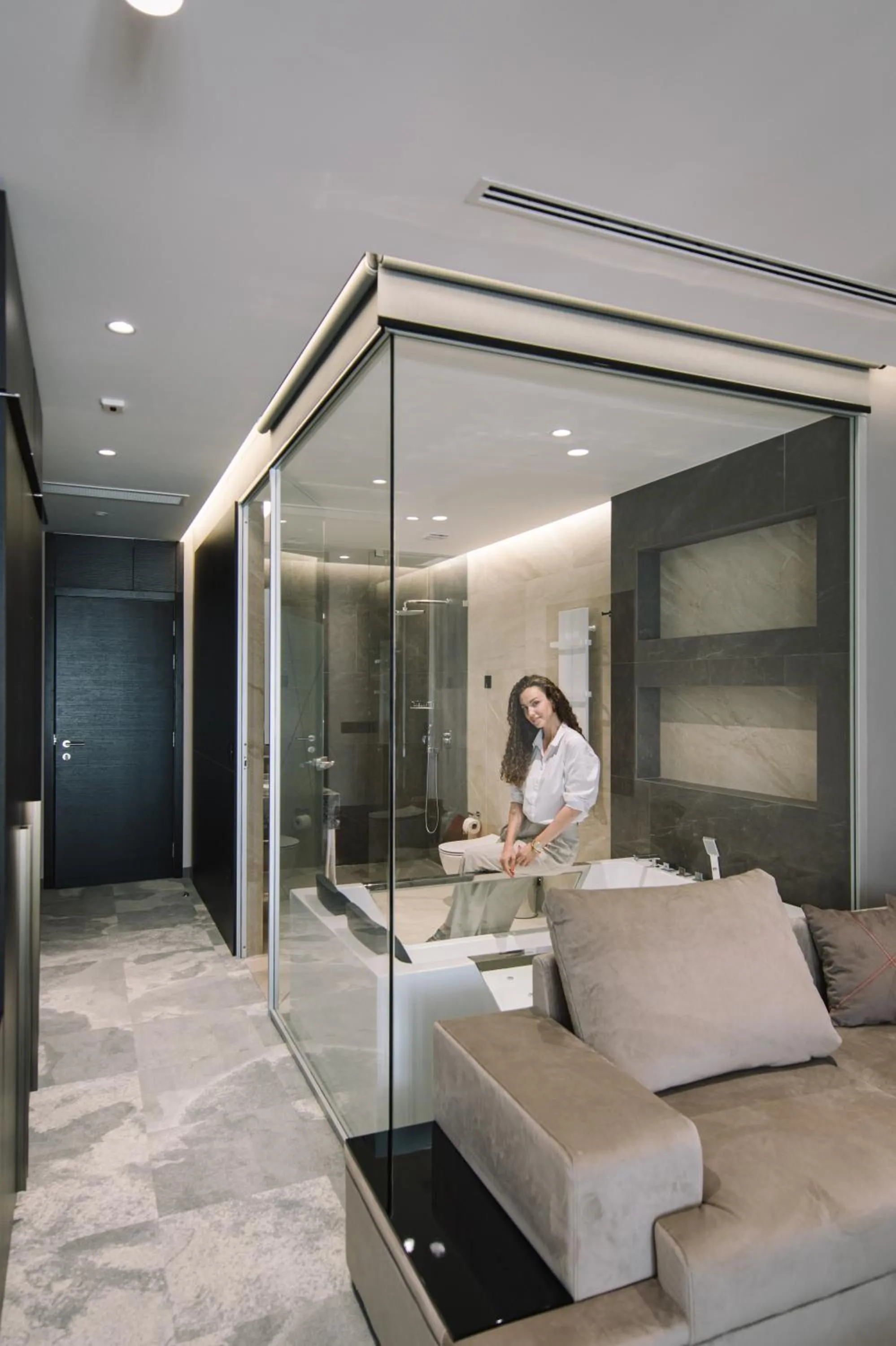 Bathroom in Hotel Ženeva Lux