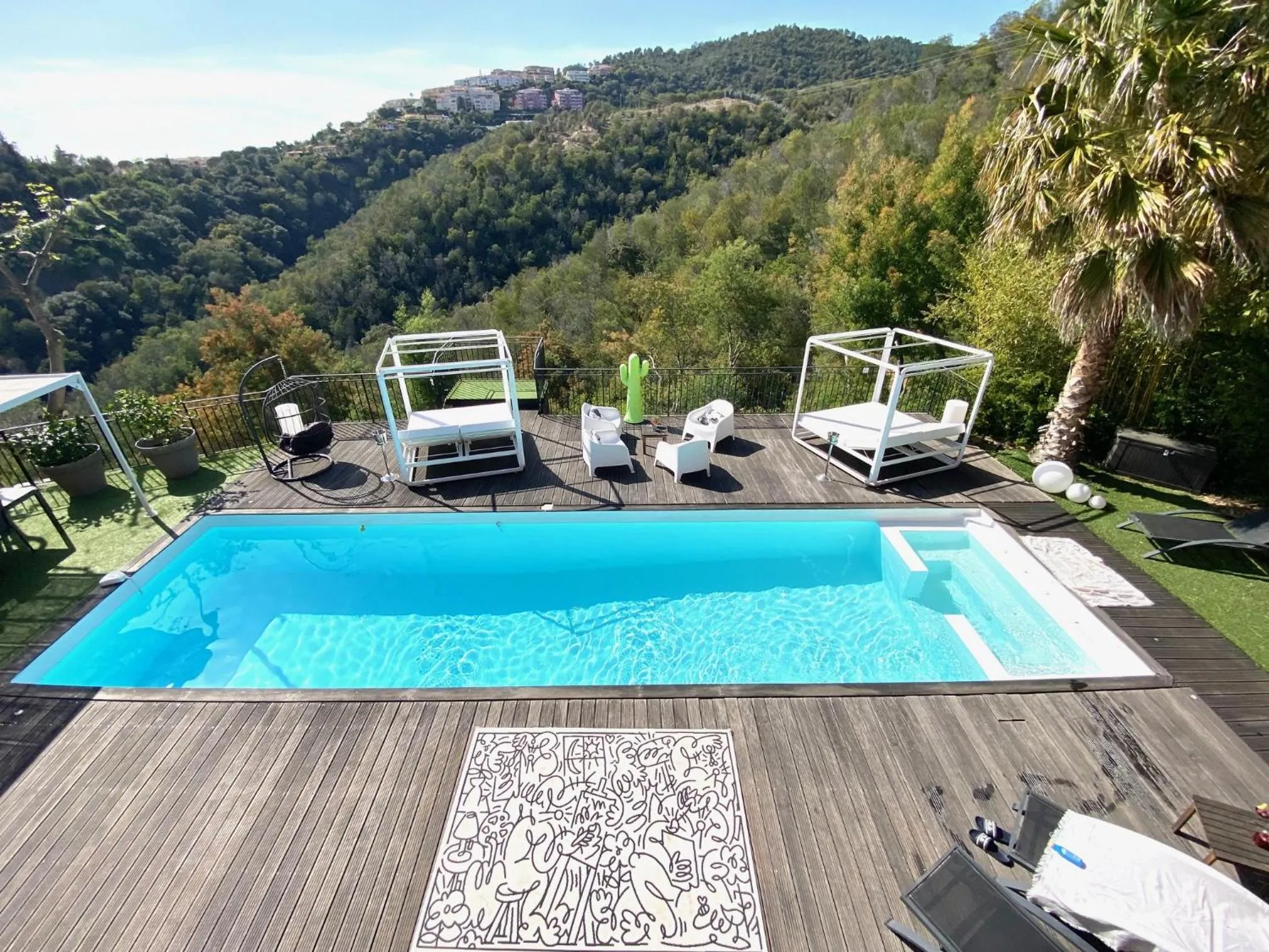 View (from property/room) in VILLA COLINA Cannes Mandelieu