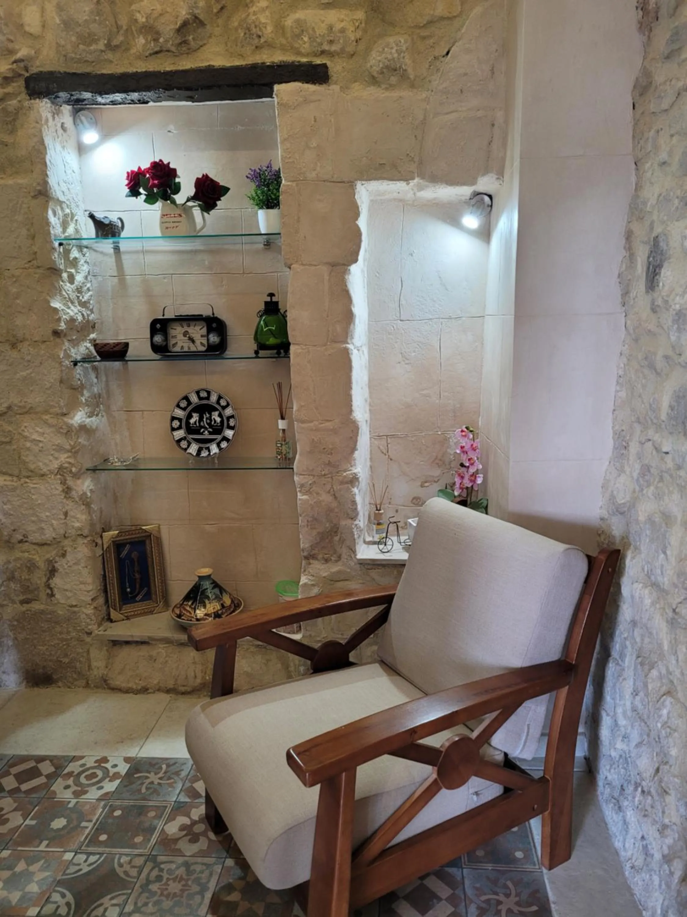 Seating area in Casa Alecci 1820