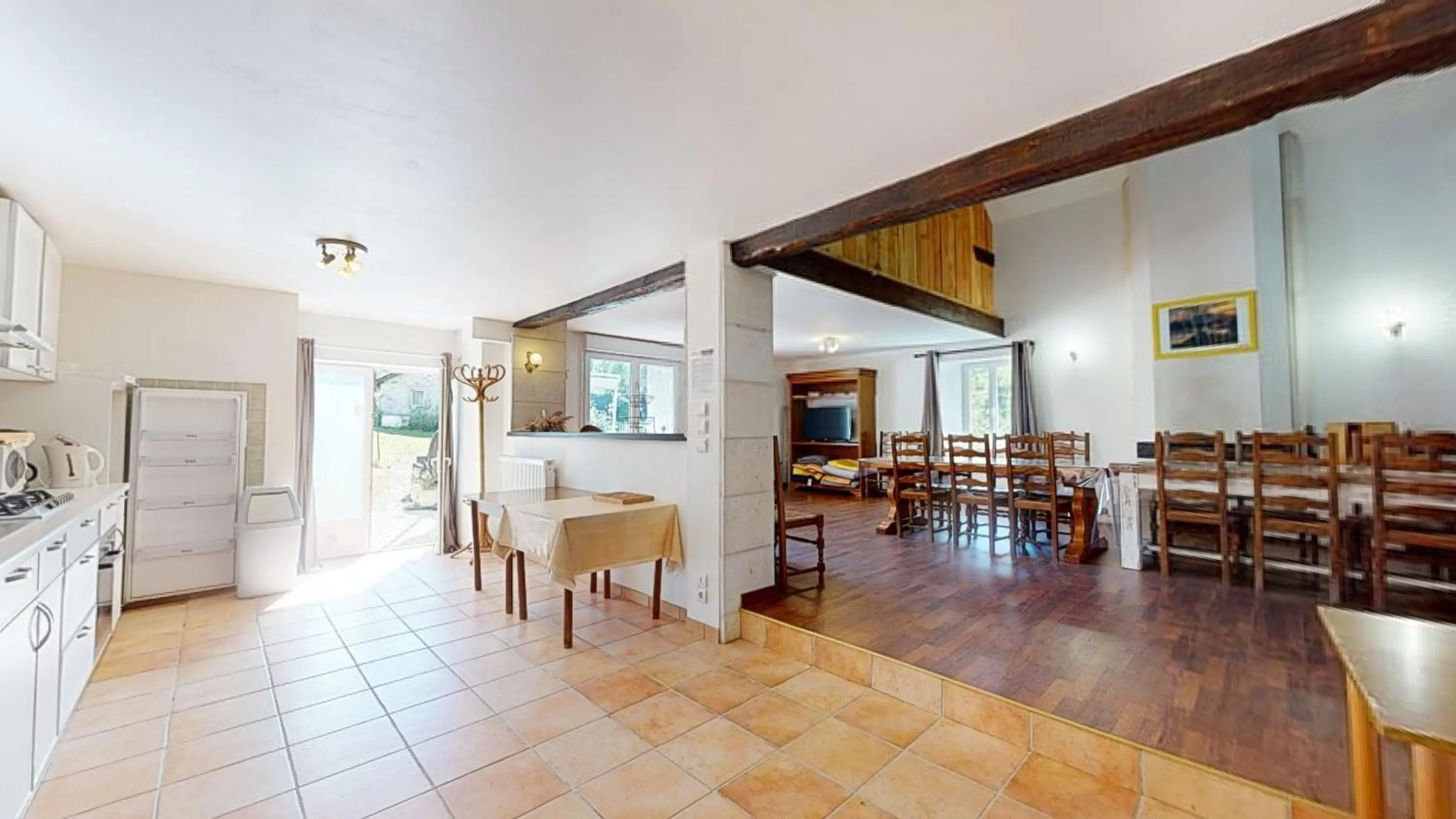 Kitchen or kitchenette in MOULIN DE LACHAUD - HOTEL et GITES