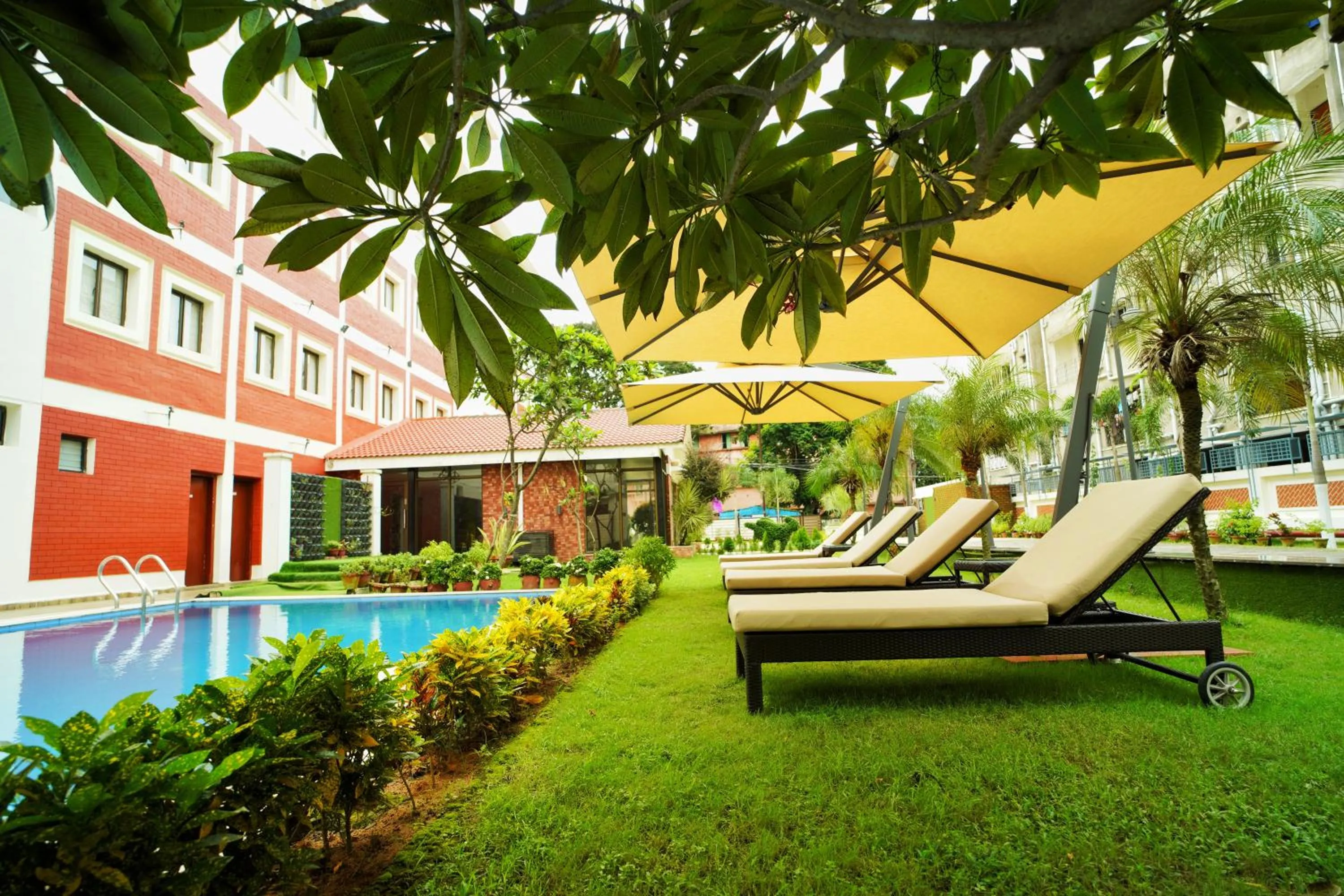 sunbed in HOTEL ANNAPURNA