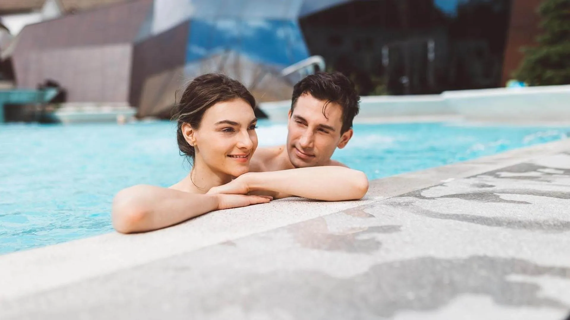 Swimming pool in Terme Olimia - Hotel Breza