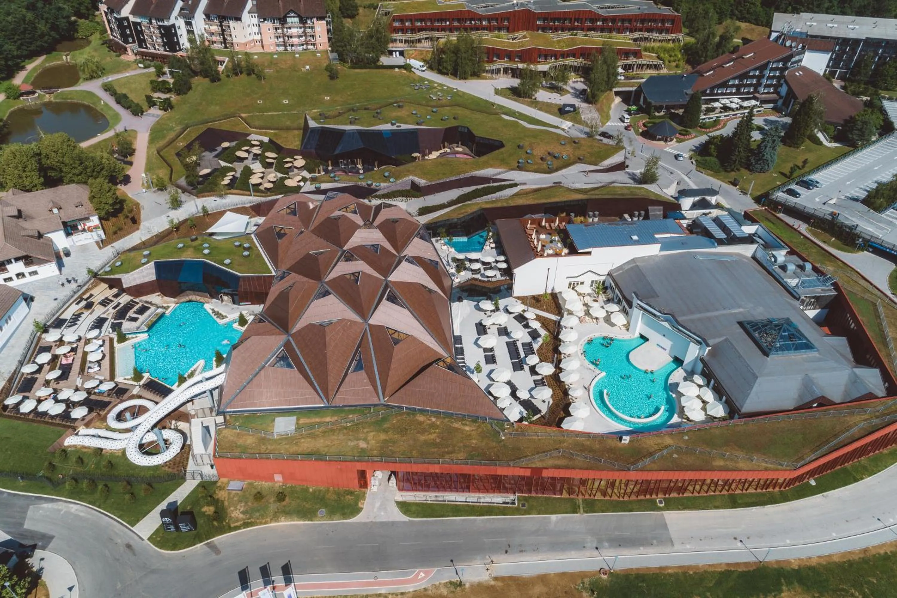 Bird's eye view in Terme Olimia - Hotel Breza