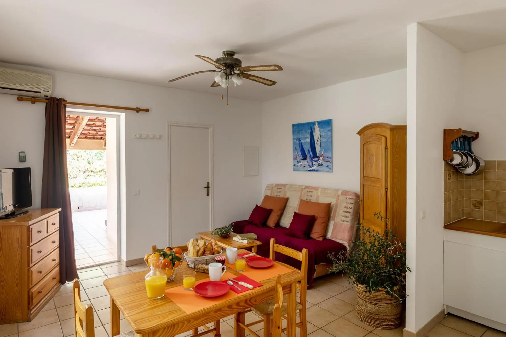 Living room in Residence Helios