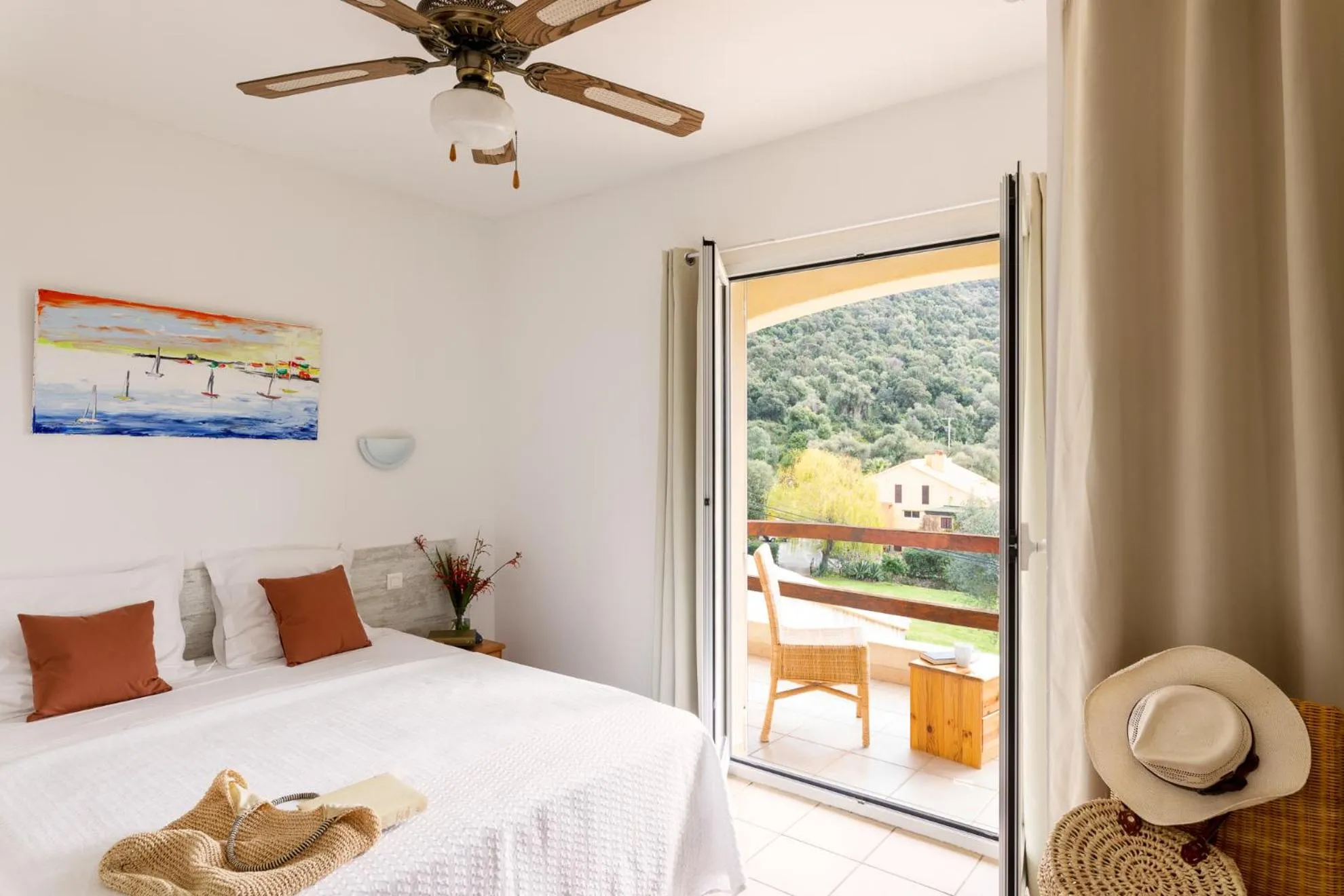 Balcony/Terrace, Bed in Residence Helios