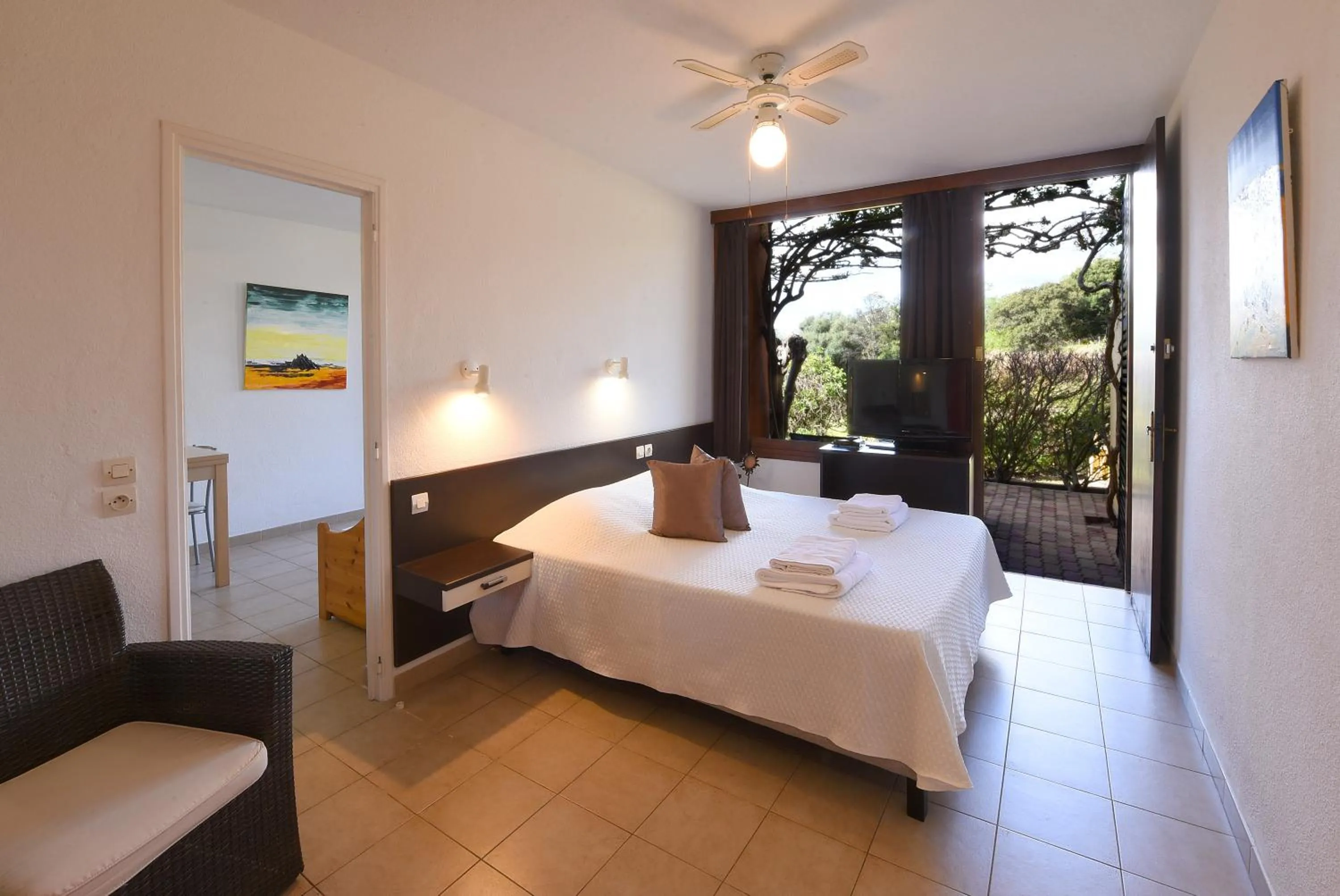 Bedroom, Bed in Residence Helios