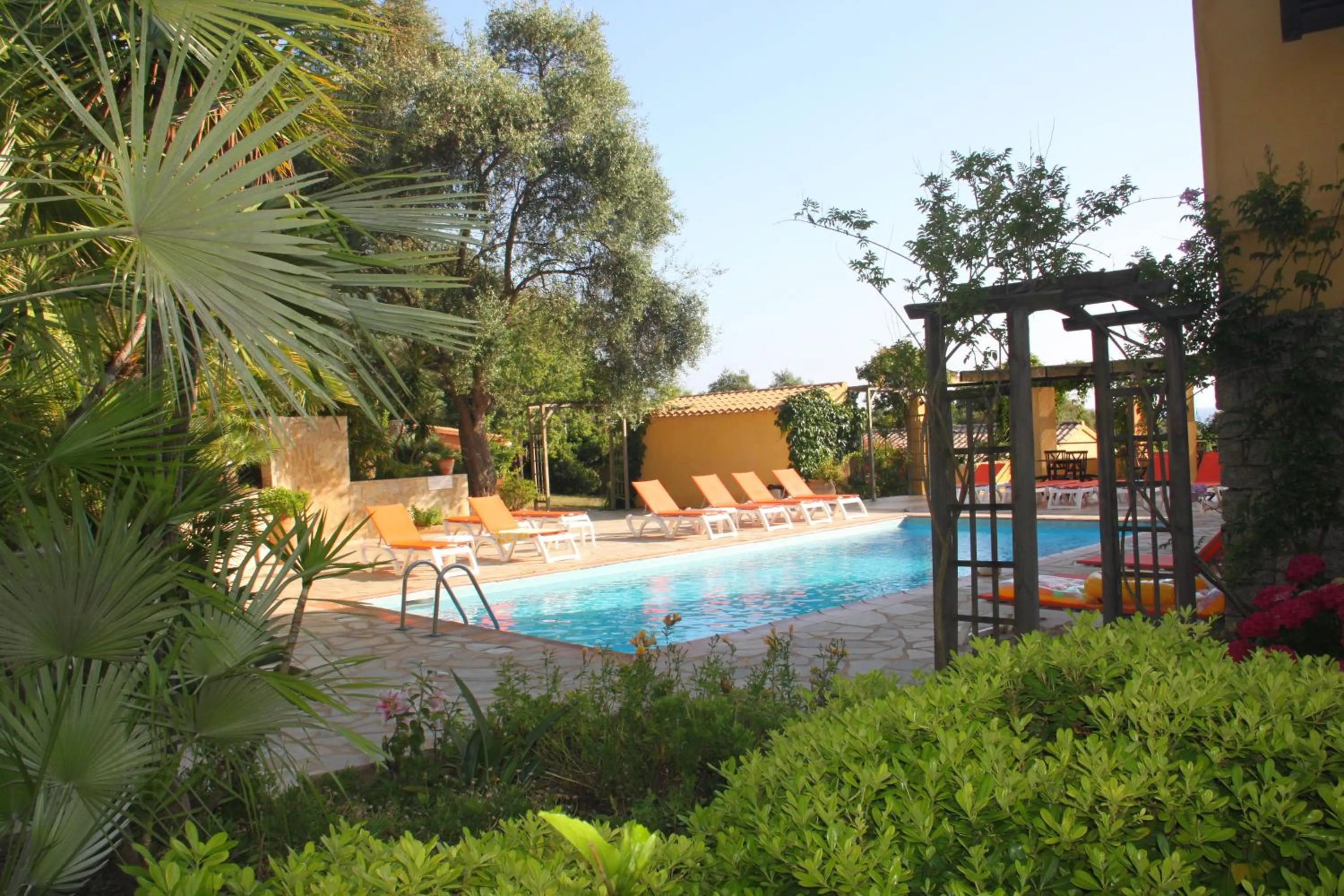Pool view in Residence Helios