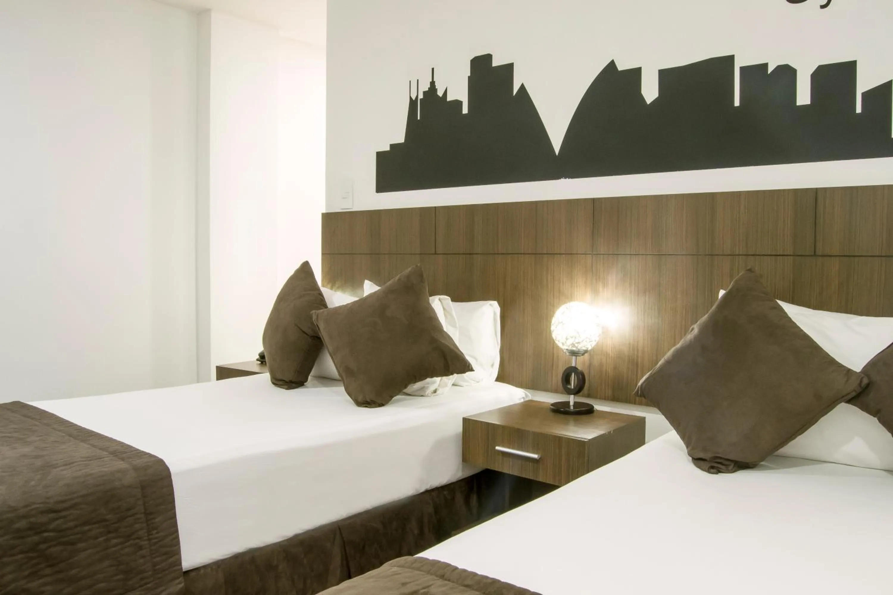 Bed in Hotel Apartamentos Regency La Feria