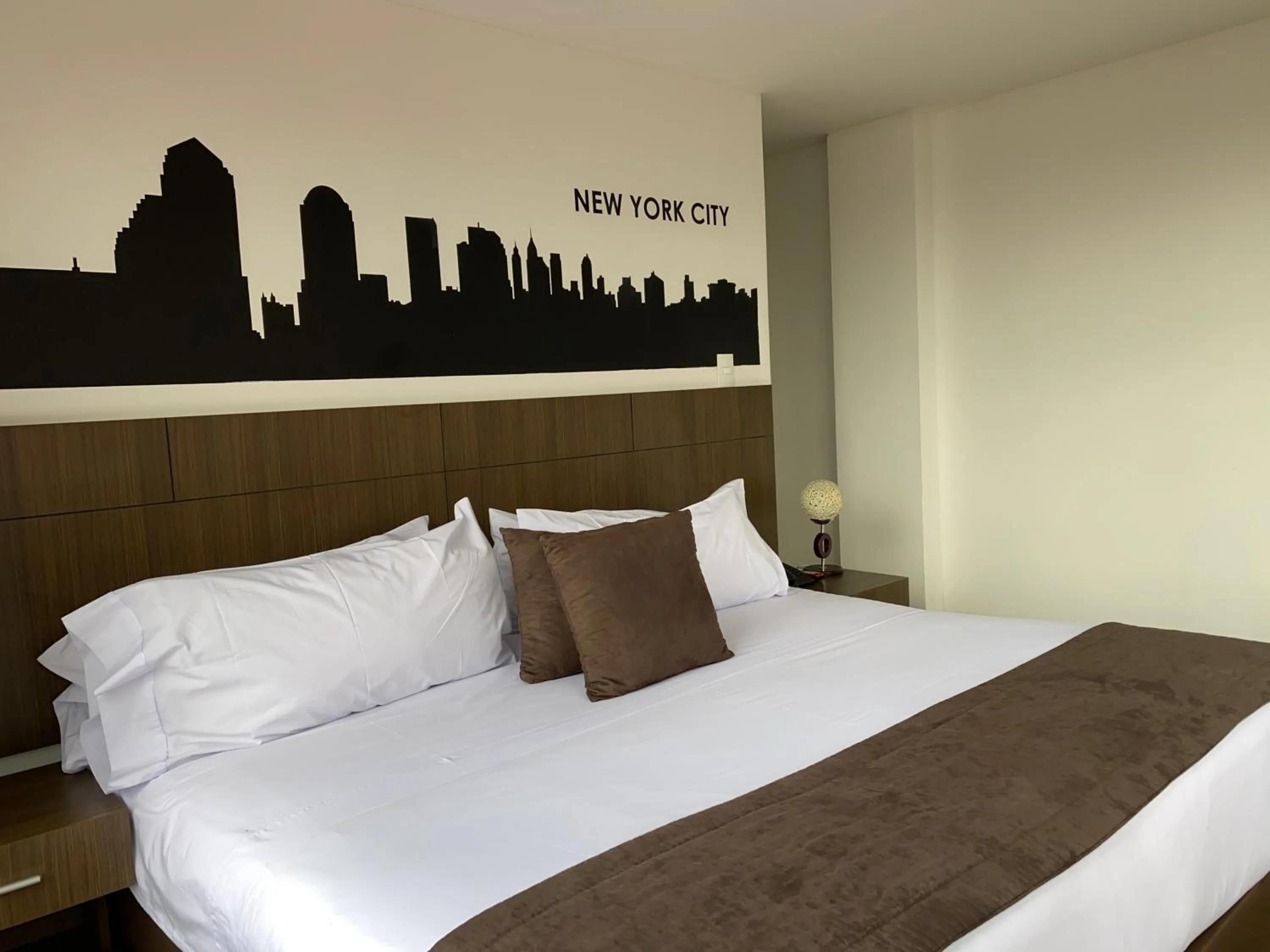 Bed in Hotel Apartamentos Regency La Feria