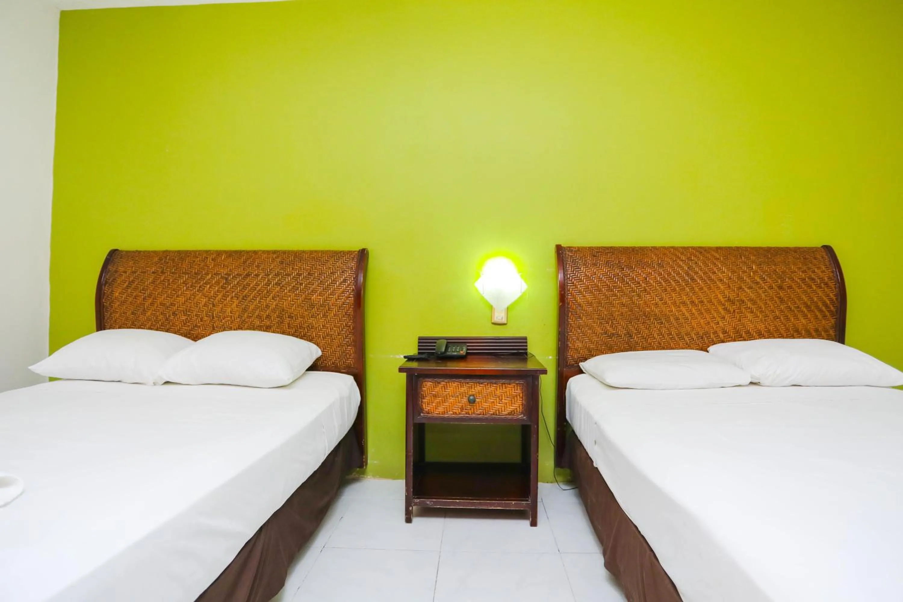 Bed in Hotel Parador