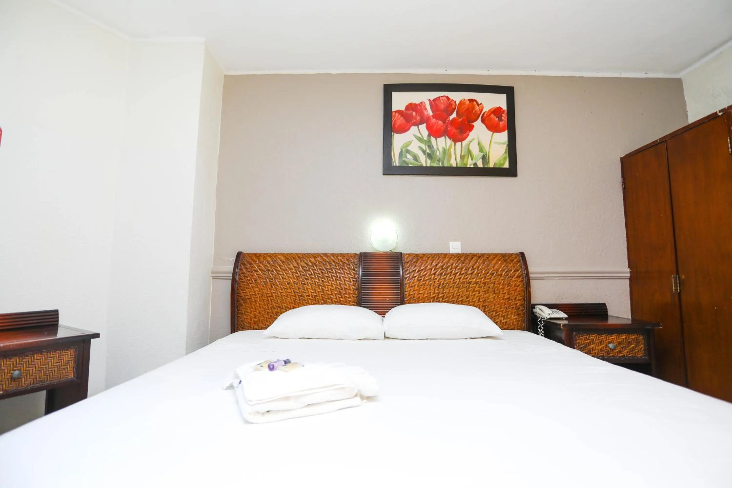 Bed in Hotel Parador