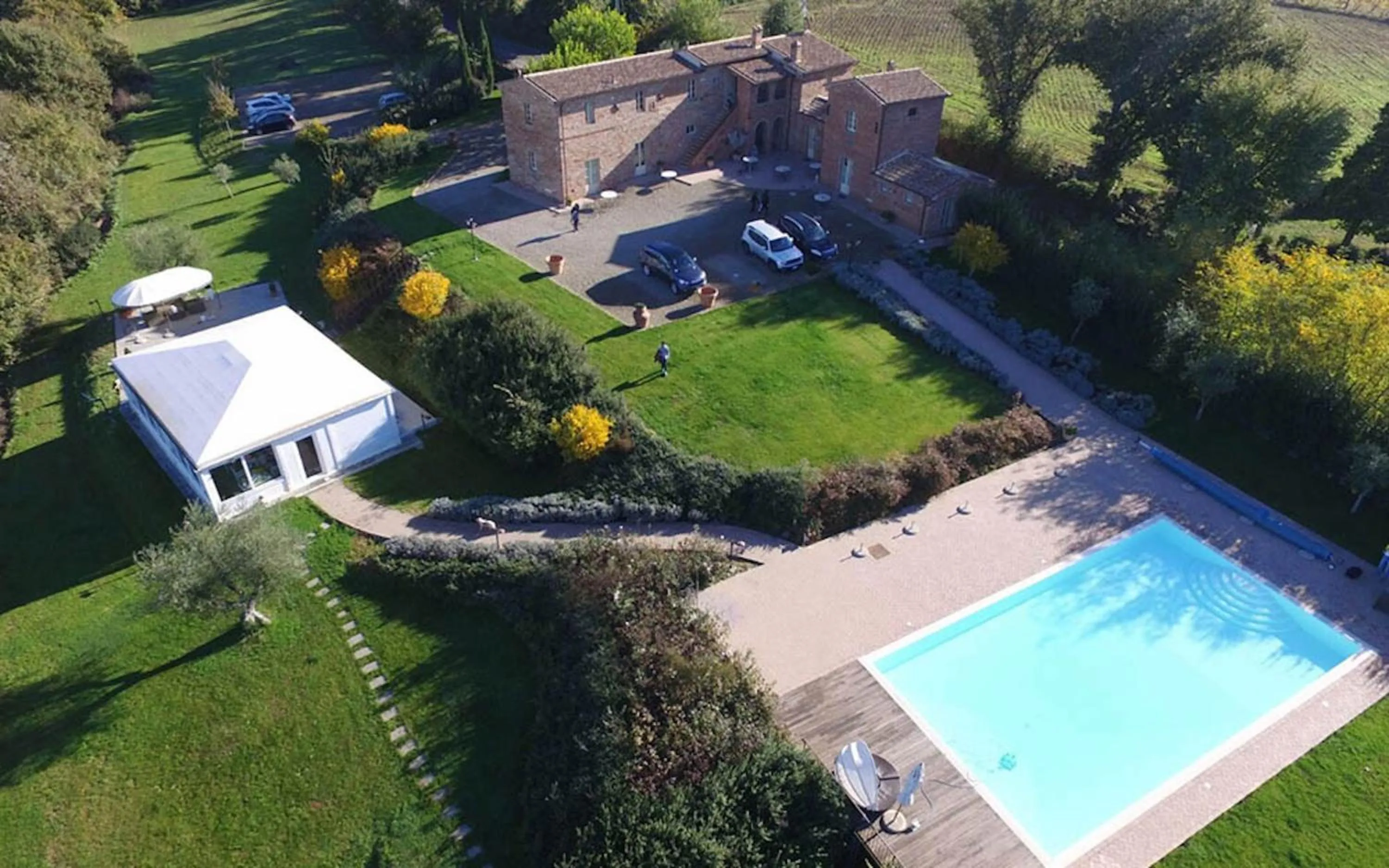 Bird's eye view in Casale Cardini