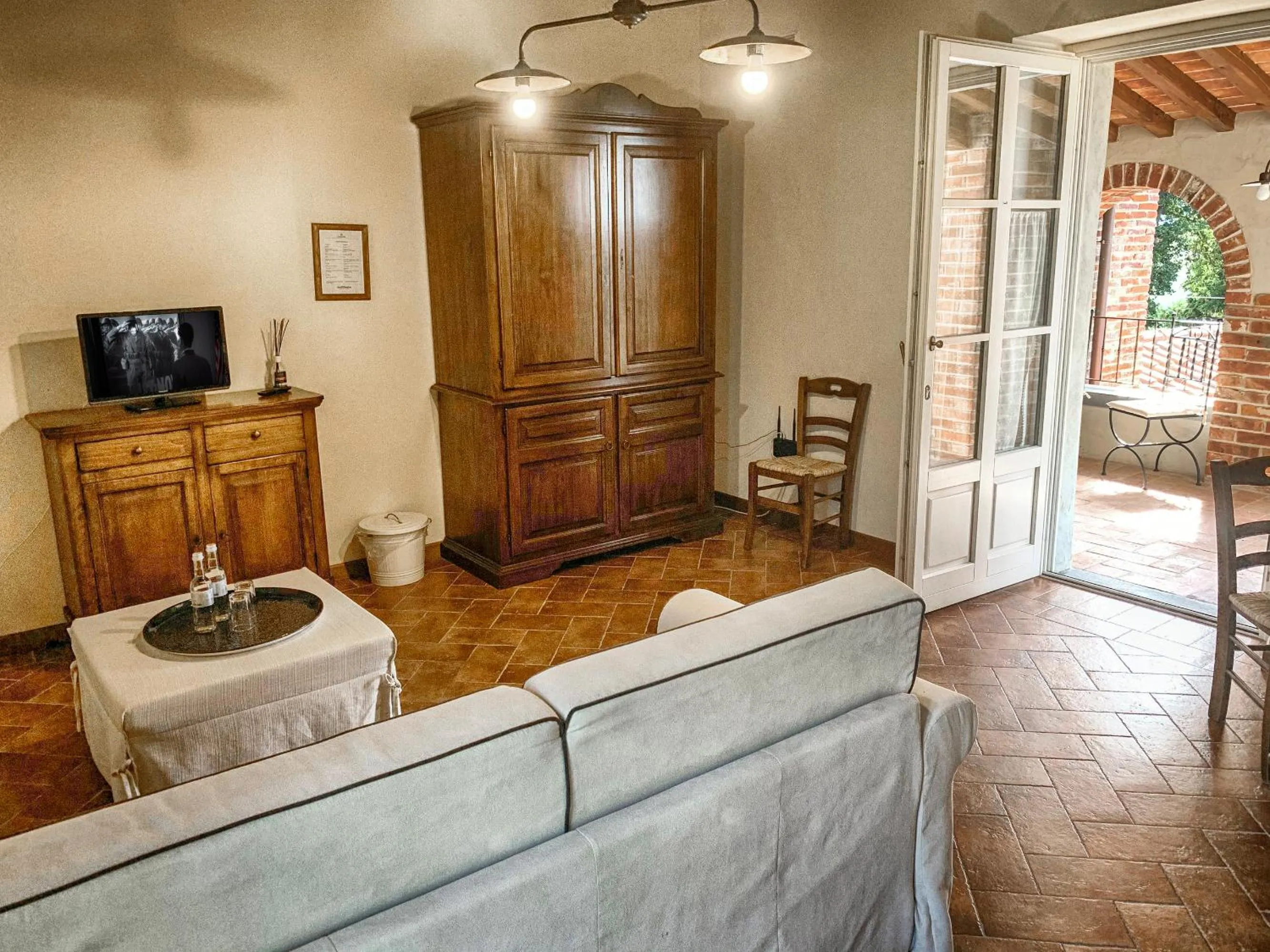 Living room in Casale Cardini