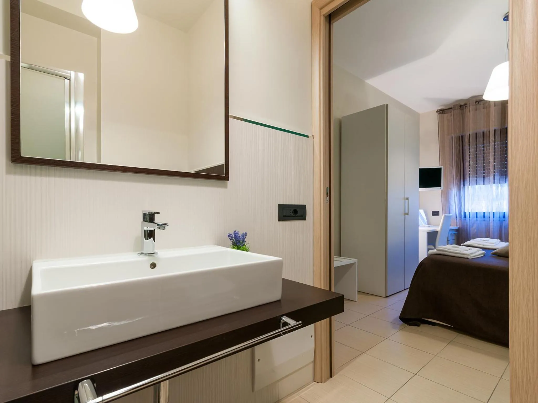 Bathroom, Bed in Al Molì Affittacamere