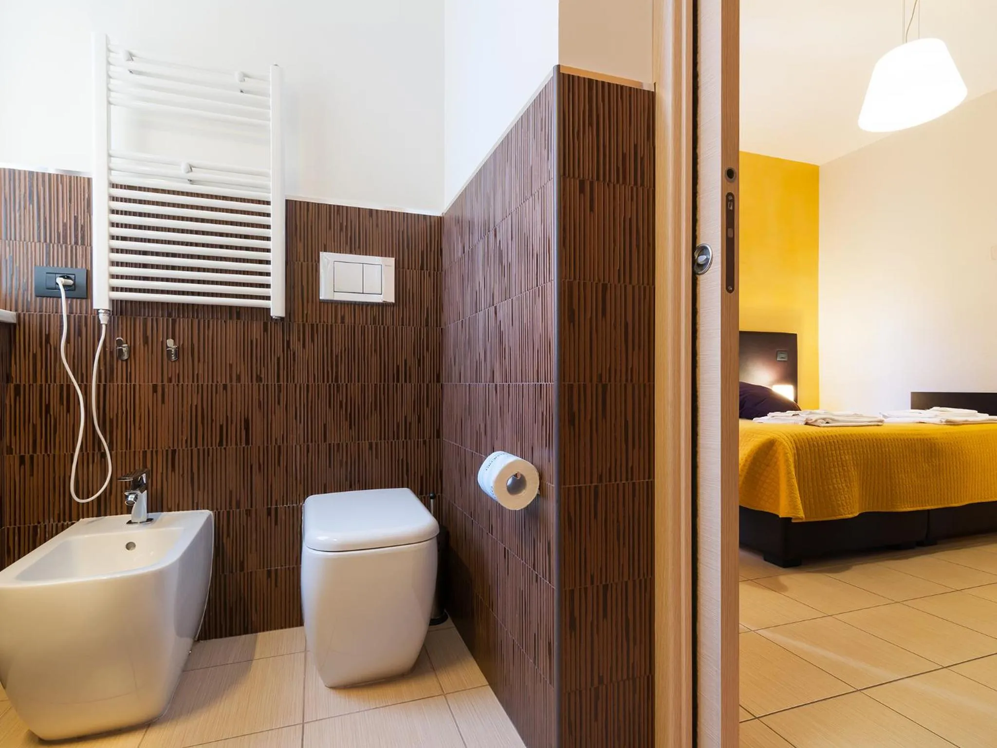 Bathroom, Bed in Al Molì Affittacamere