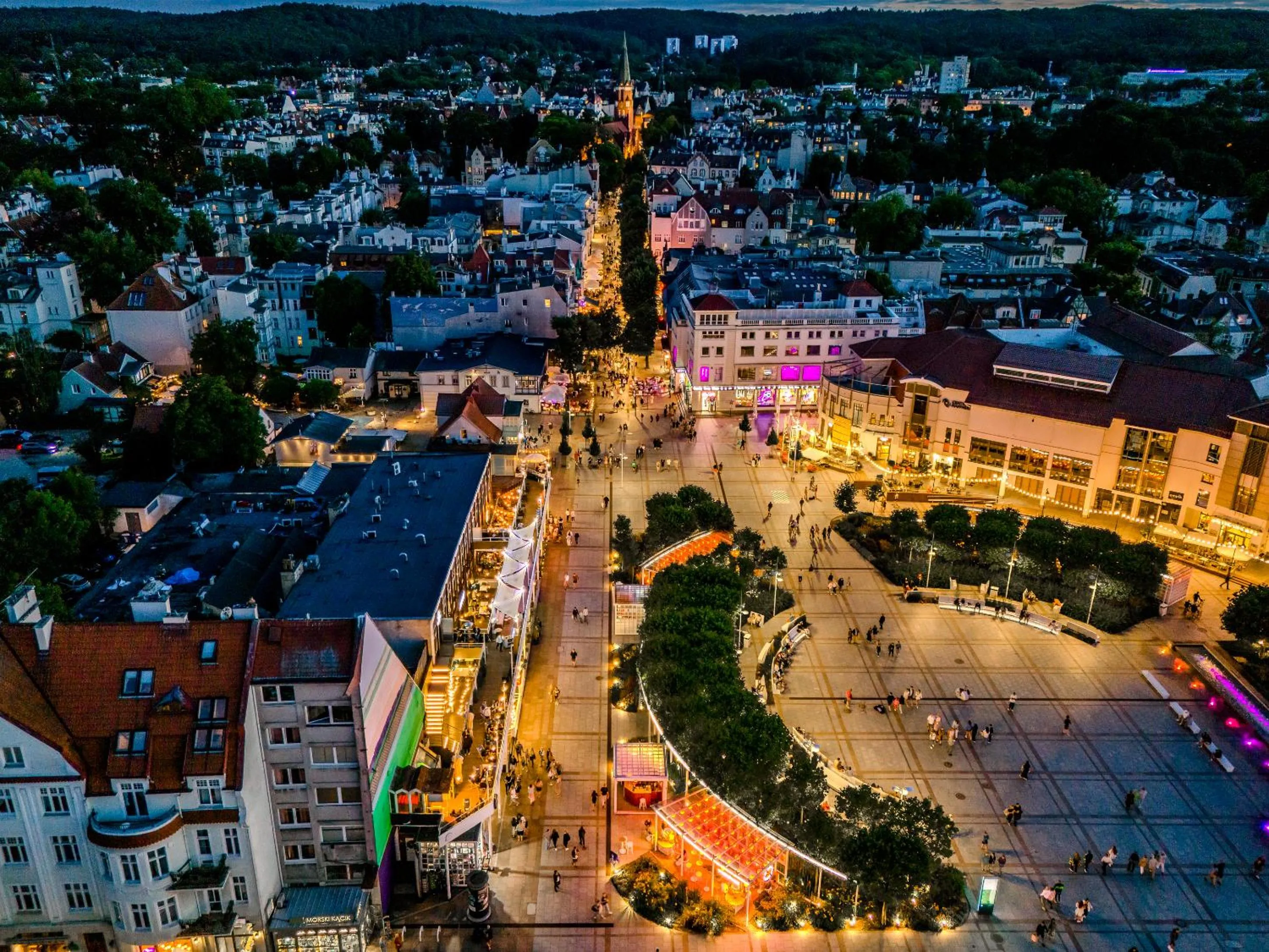 City view in SeaSide Sopot - butikowe noclegi przy plaży