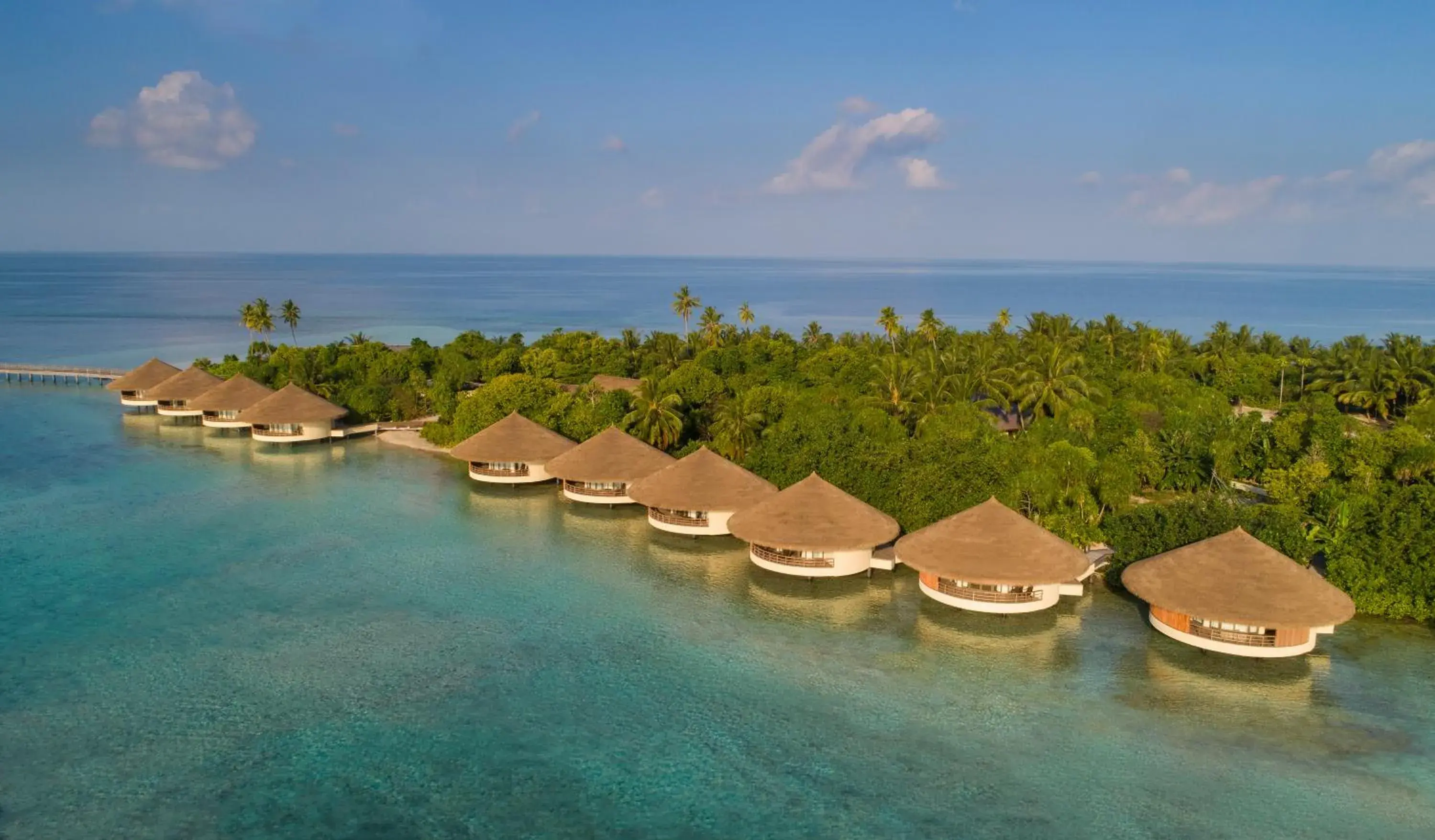 Bird's eye view in The Residence Maldives at Dhigurah Bird's eye view in The Residence Maldives at Dhigurah