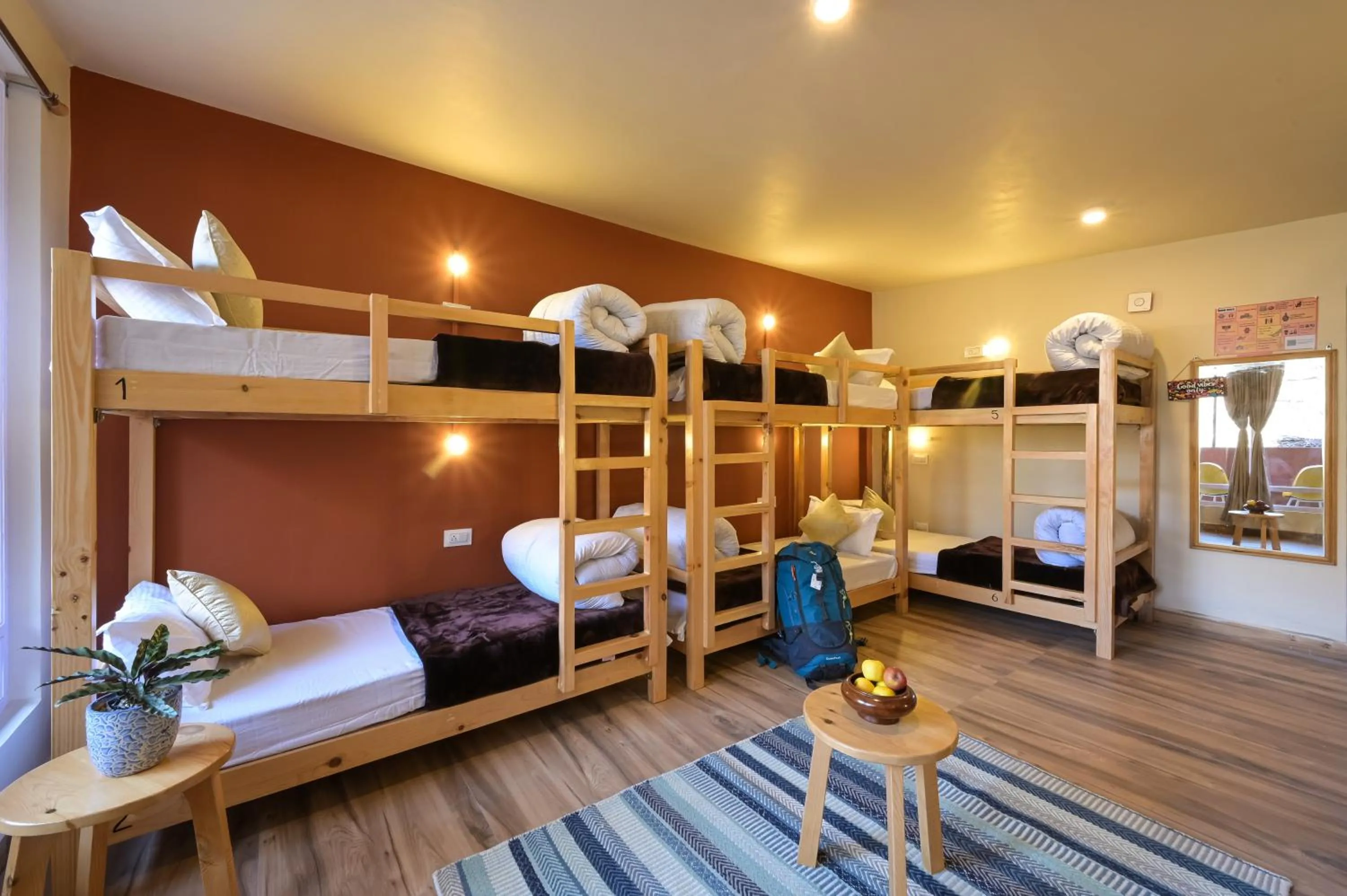 Bed in Zostel Dobhi, Manali