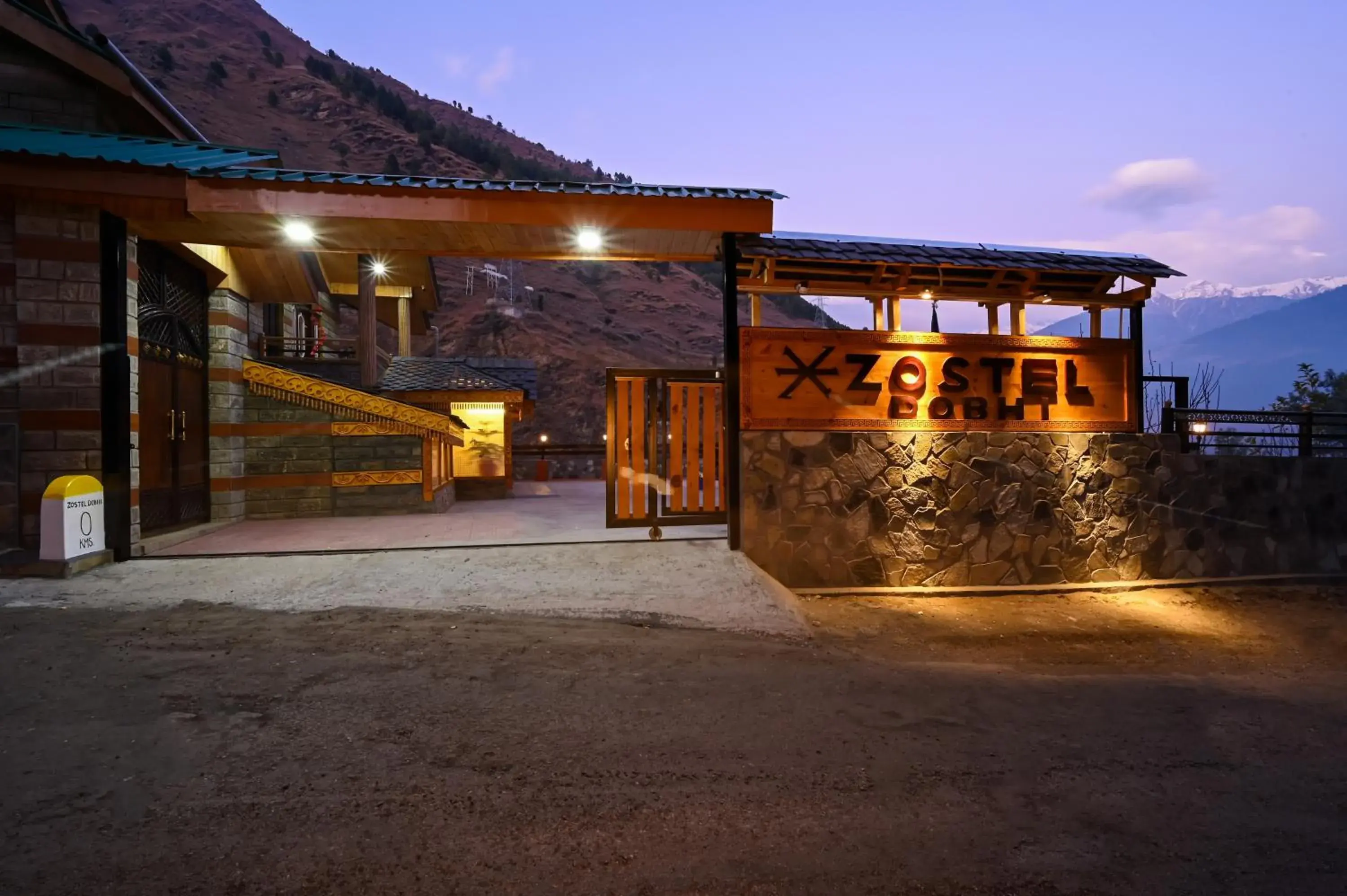 Property building in Zostel Dobhi, Manali Property building in Zostel Dobhi, Manali