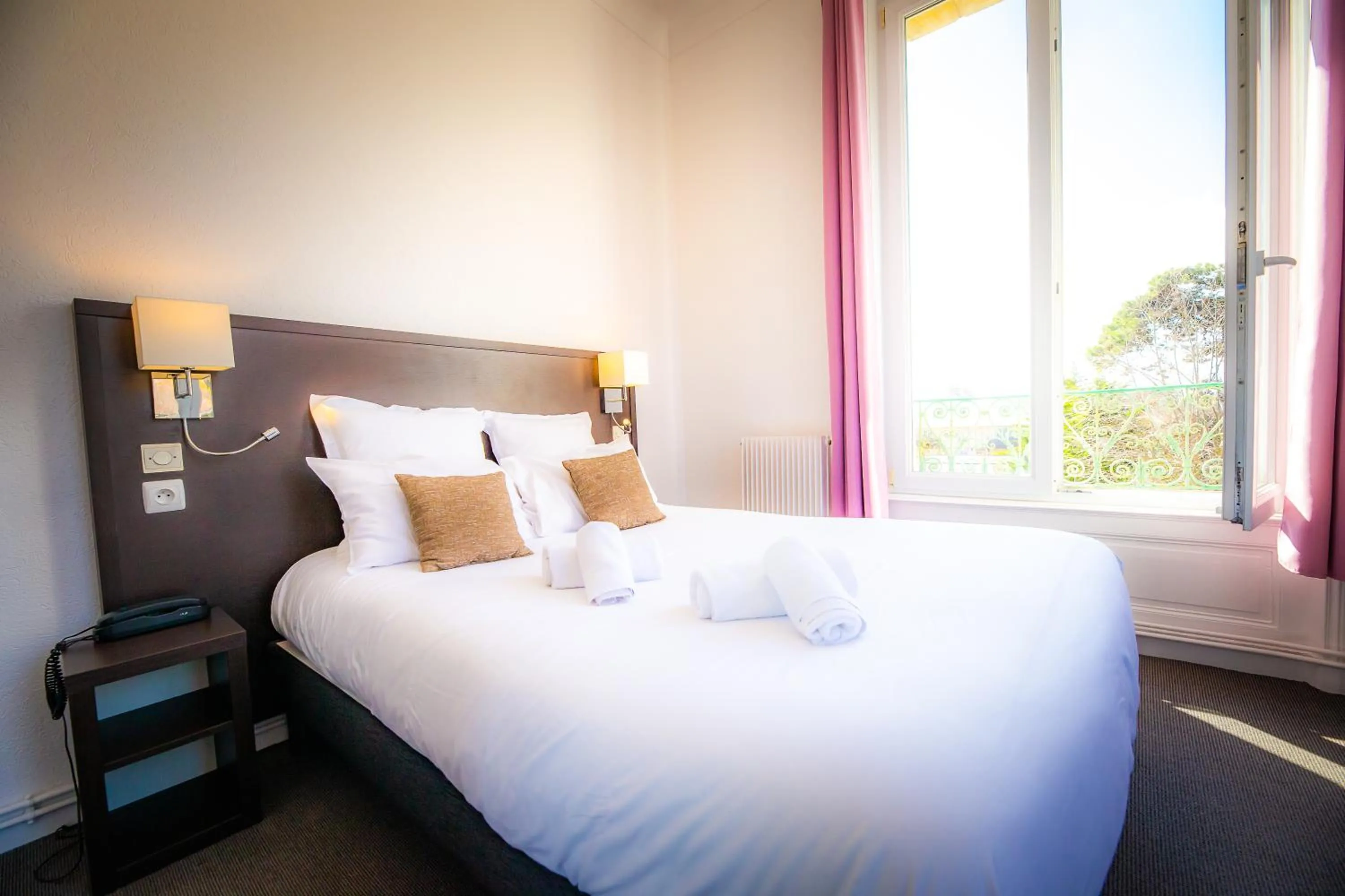 Bed in La Villa Andry