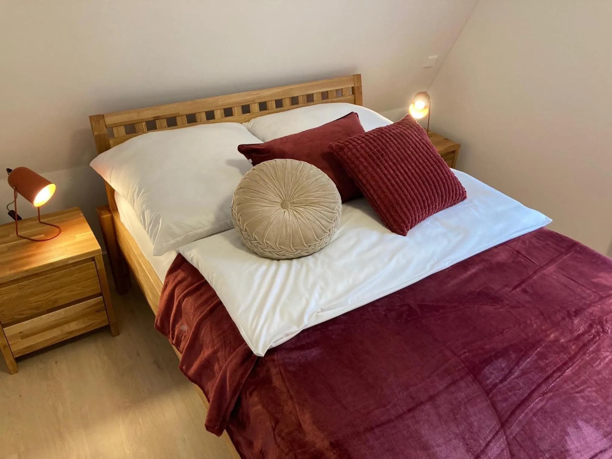 Bed in Hotel Burg Abenberg