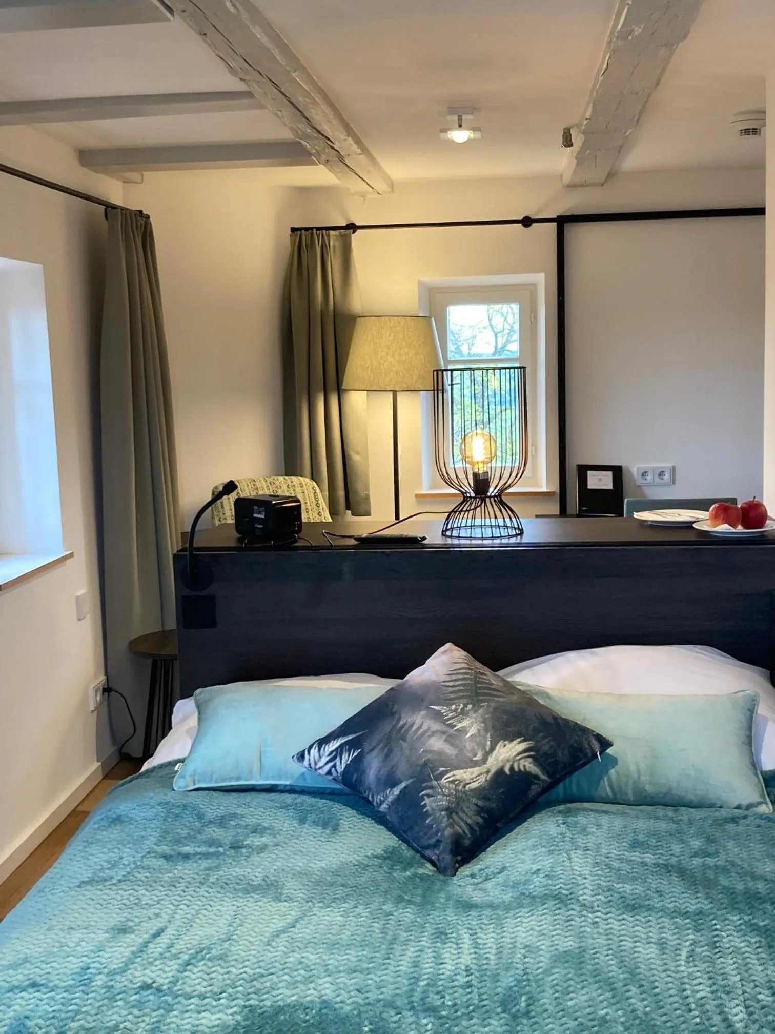 Bed in Hotel Burg Abenberg