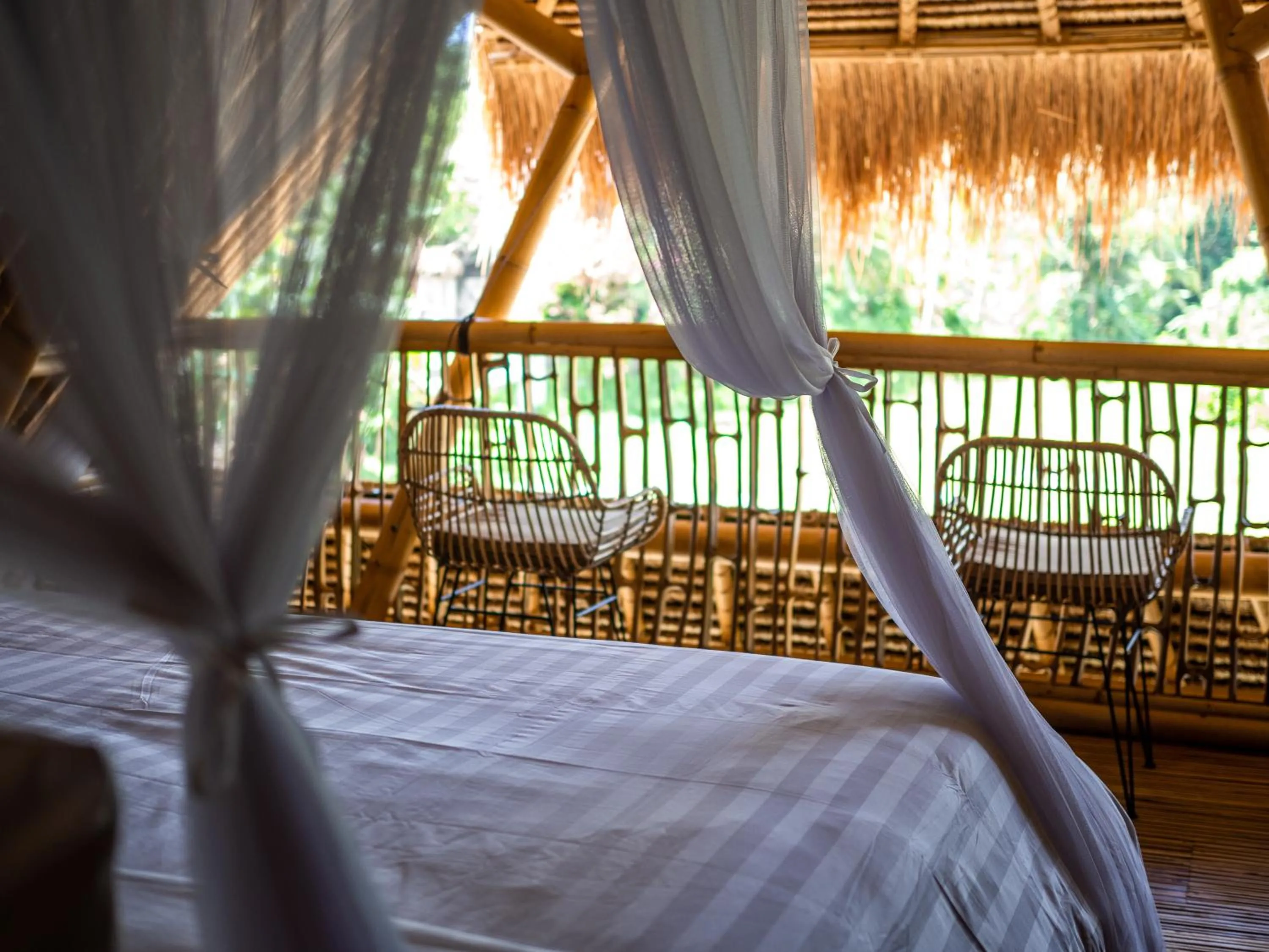 Bed in Le Sabot Ubud