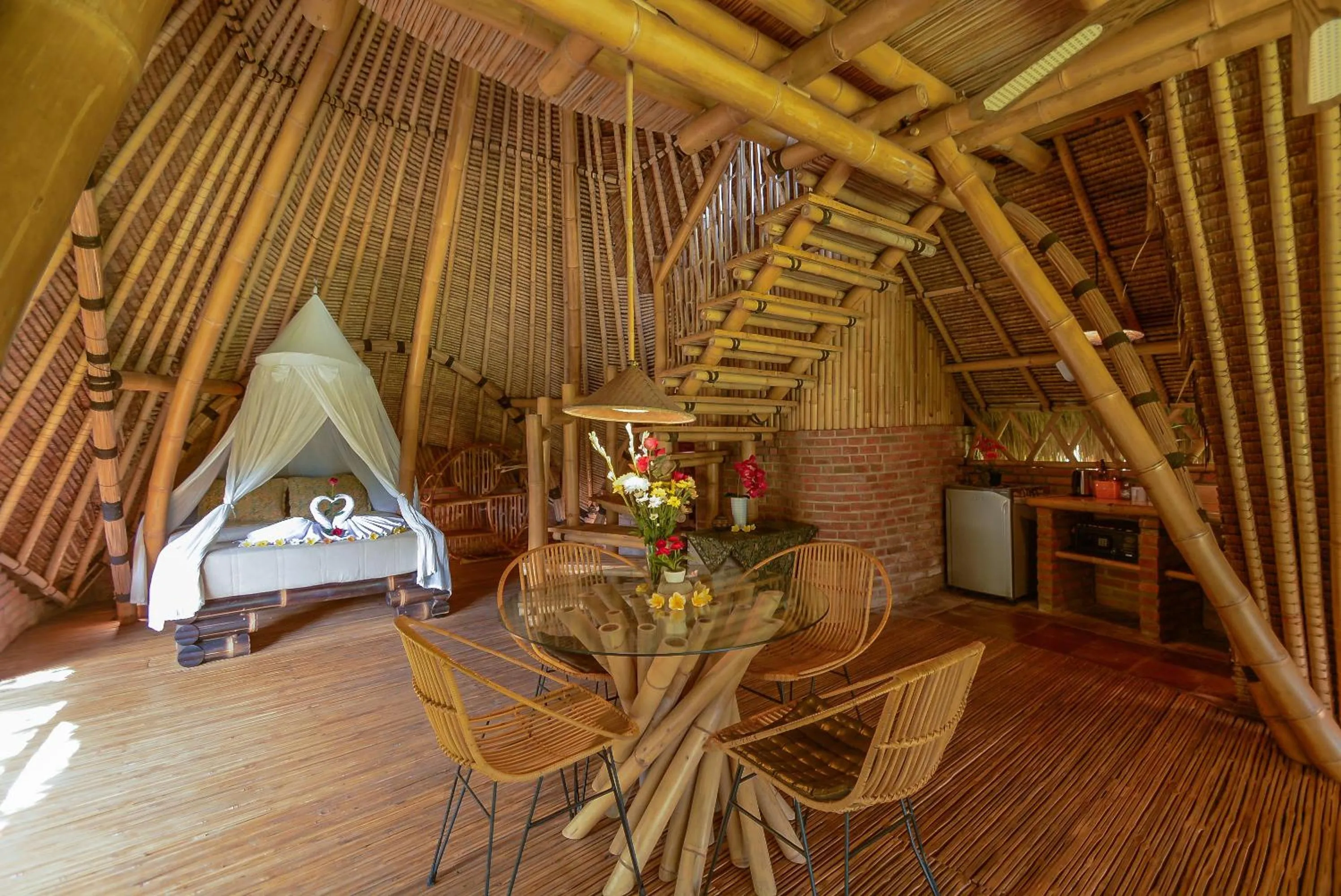 Kitchen or kitchenette in Le Sabot Ubud