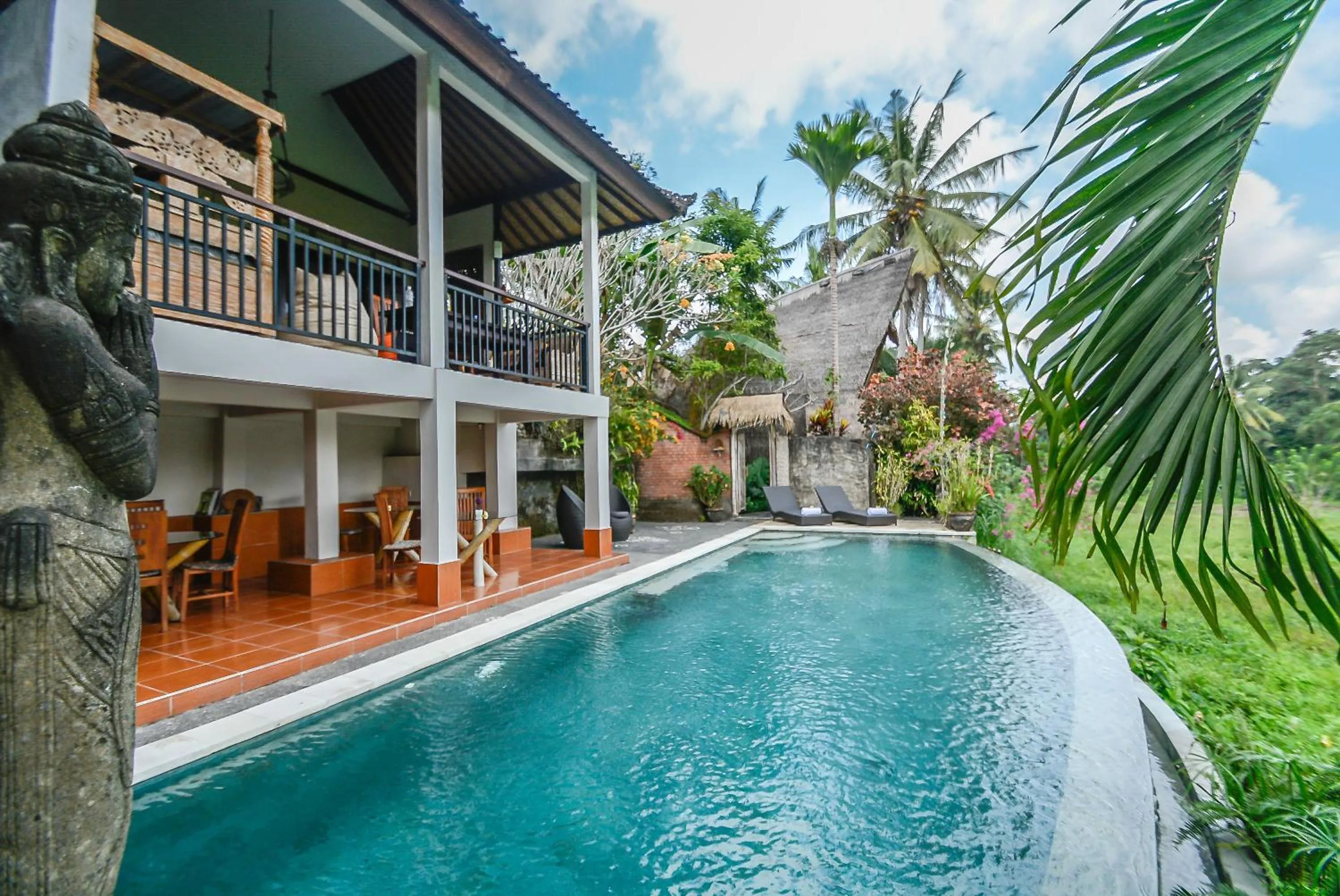 Pool view in Le Sabot Ubud