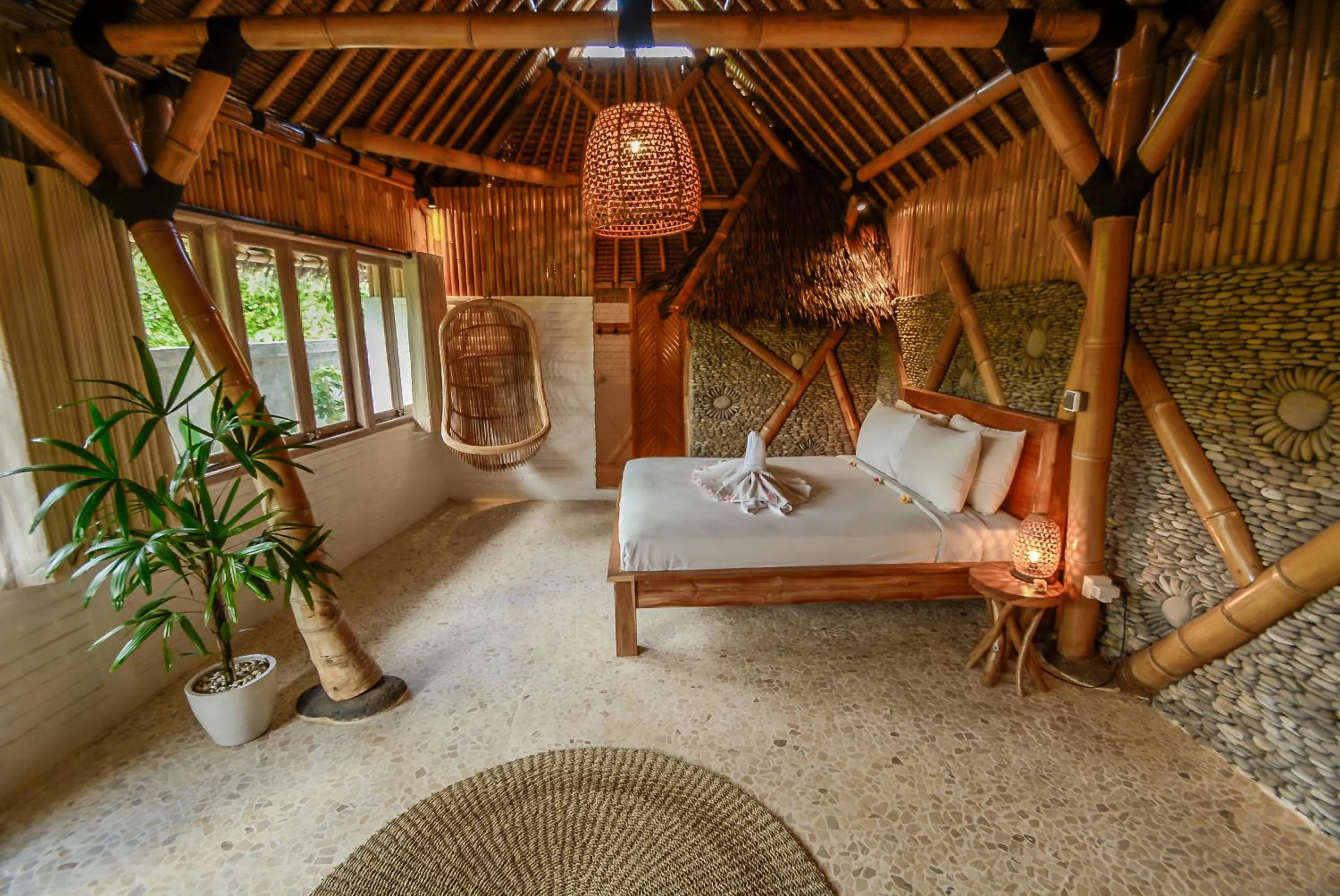 Bed in Le Sabot Ubud