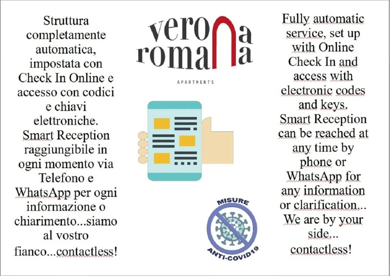 Logo/Certificate/Sign in Verona Romana Apartments