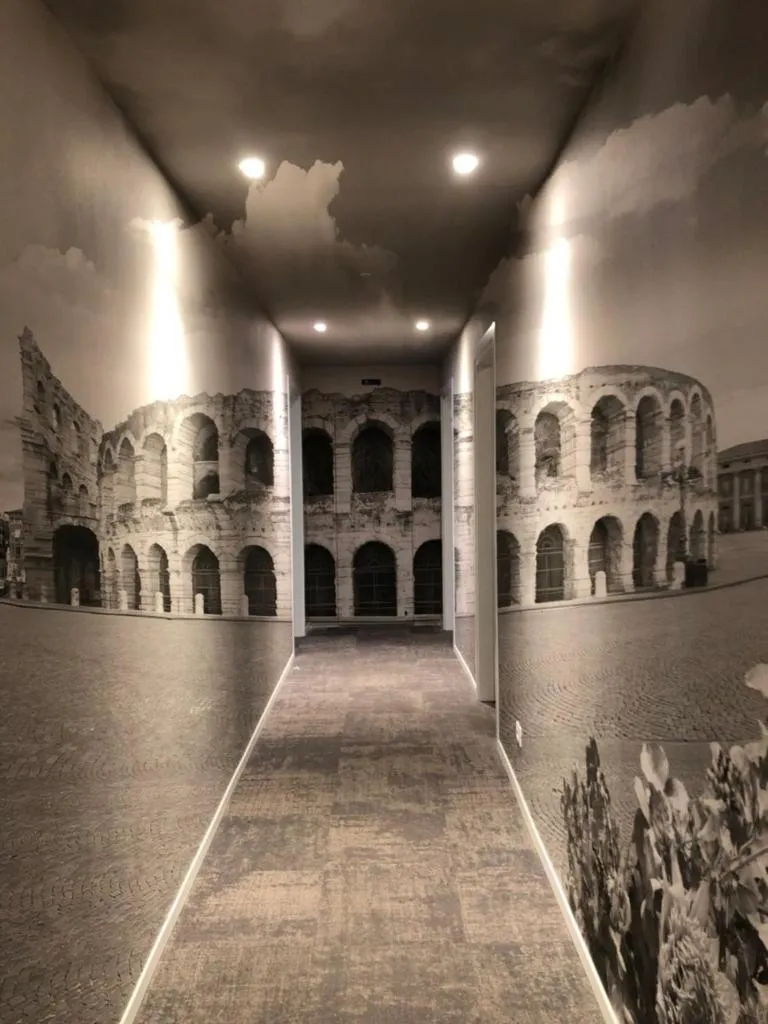 Decorative detail in Verona Romana Apartments