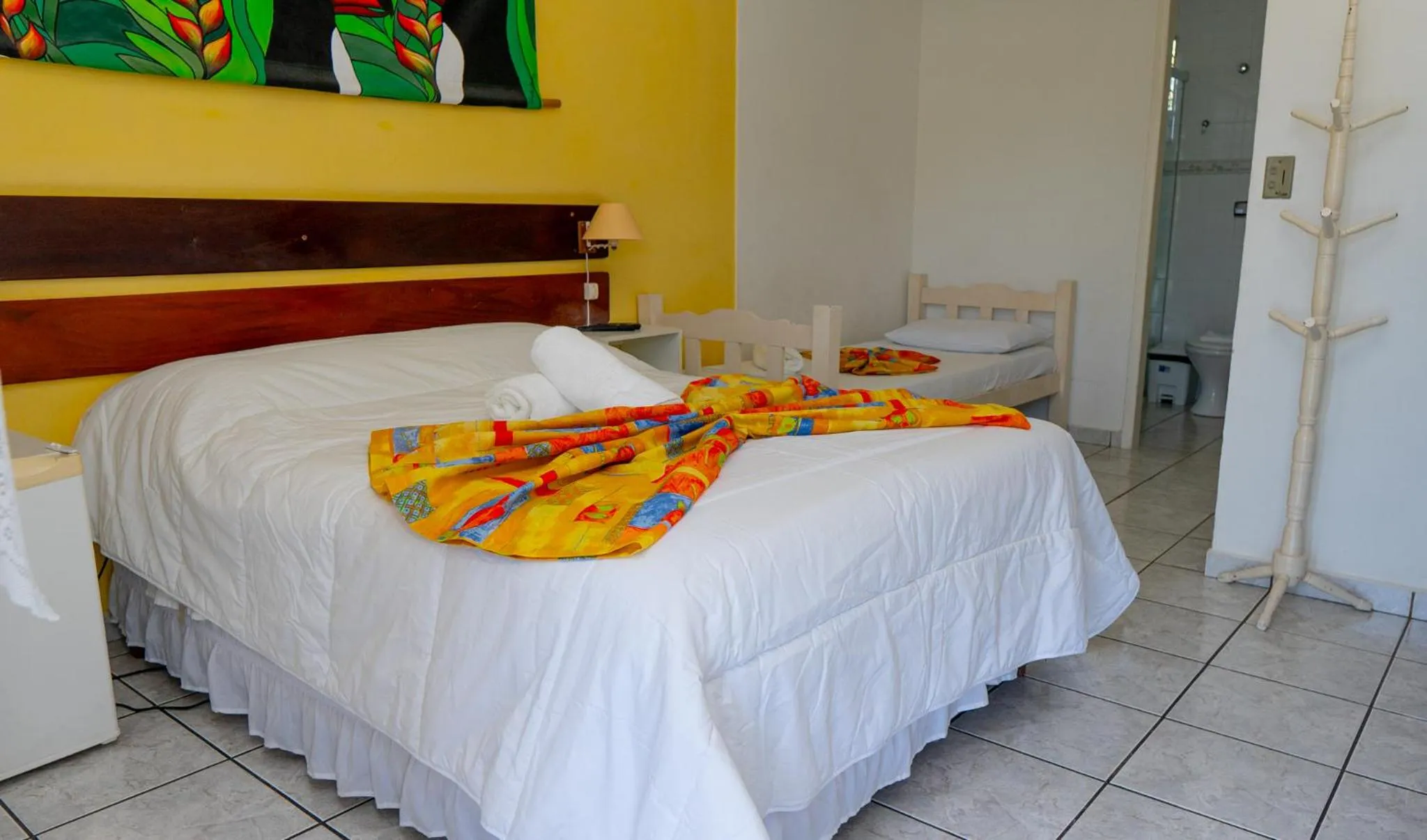 Bed in Pousada do Rei