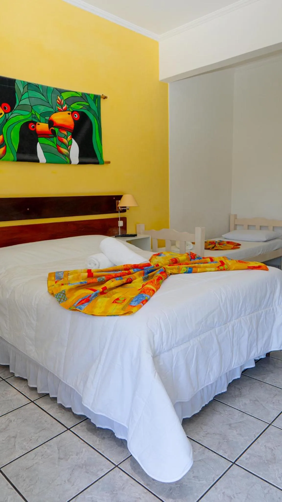 Bed in Pousada do Rei