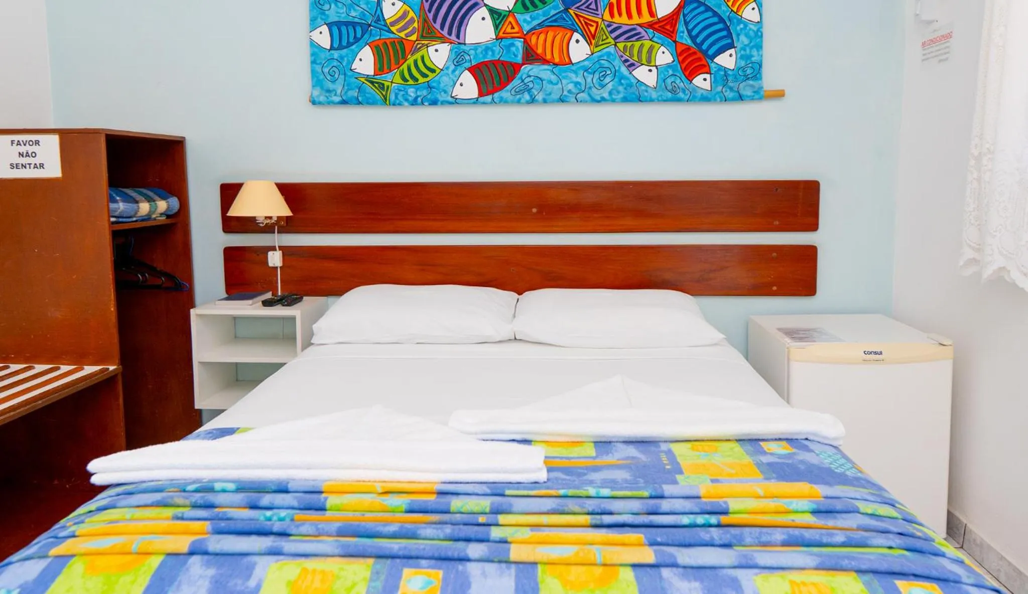 Bed in Pousada do Rei