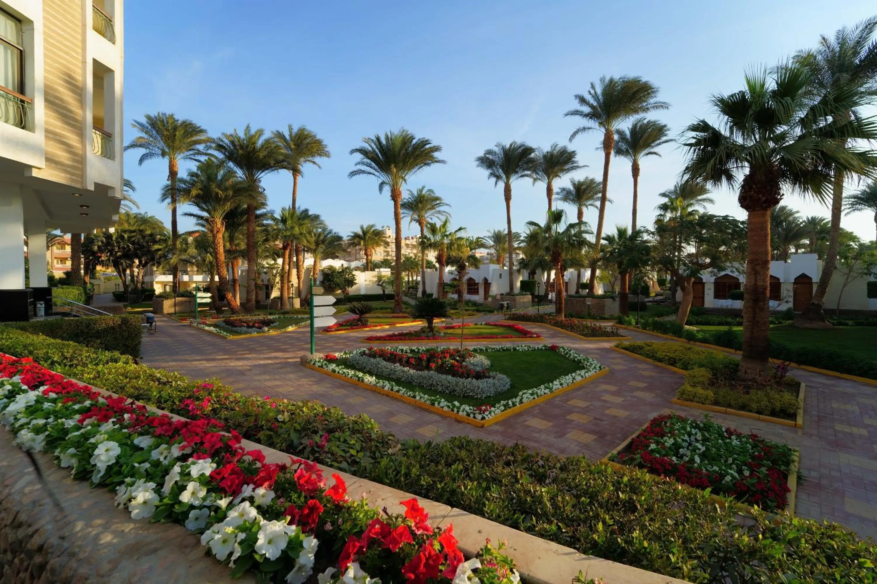 Garden view in Regina Resort and Aqua Park Hurghada