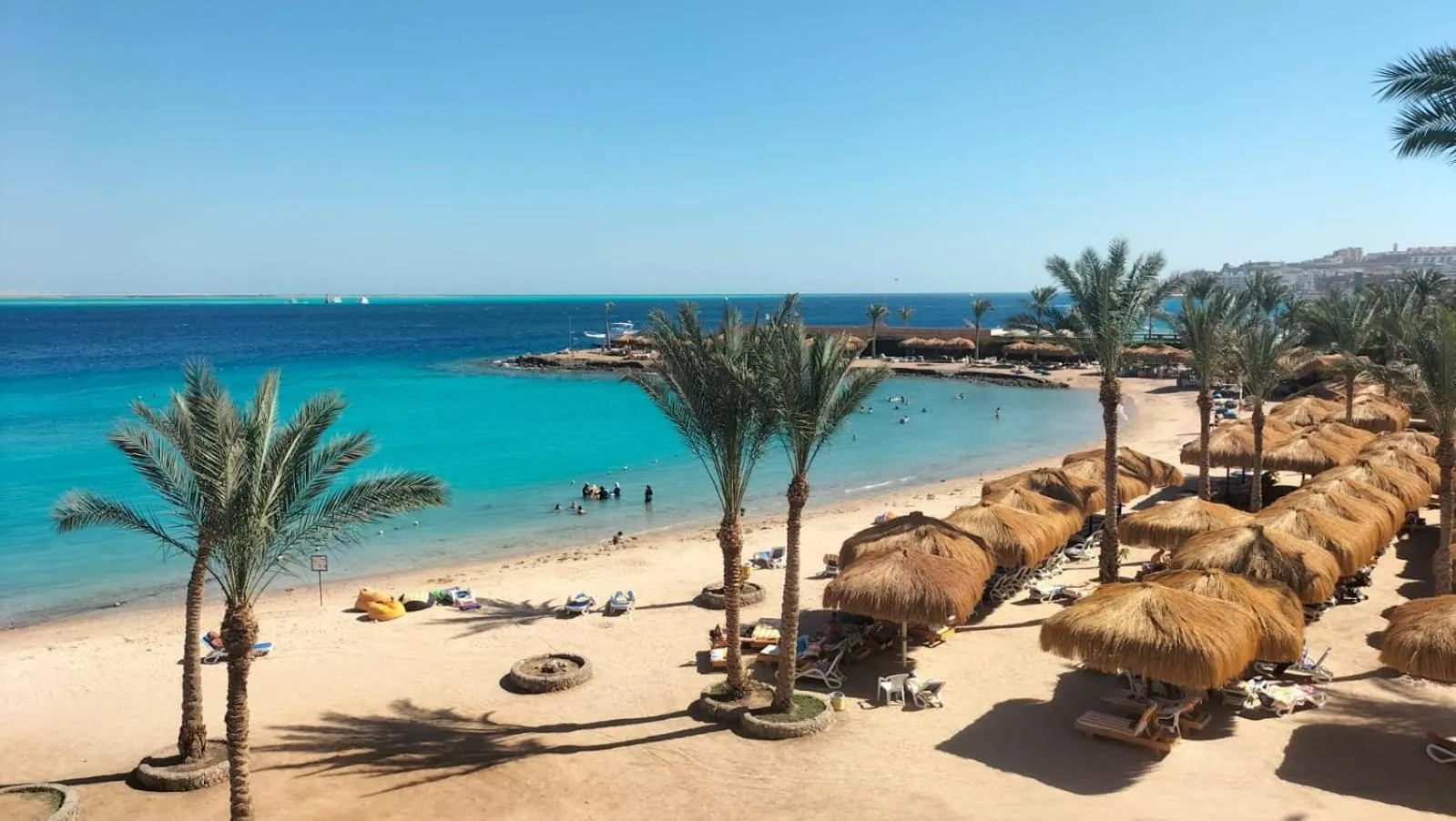 Beach in Regina Resort and Aqua Park Hurghada