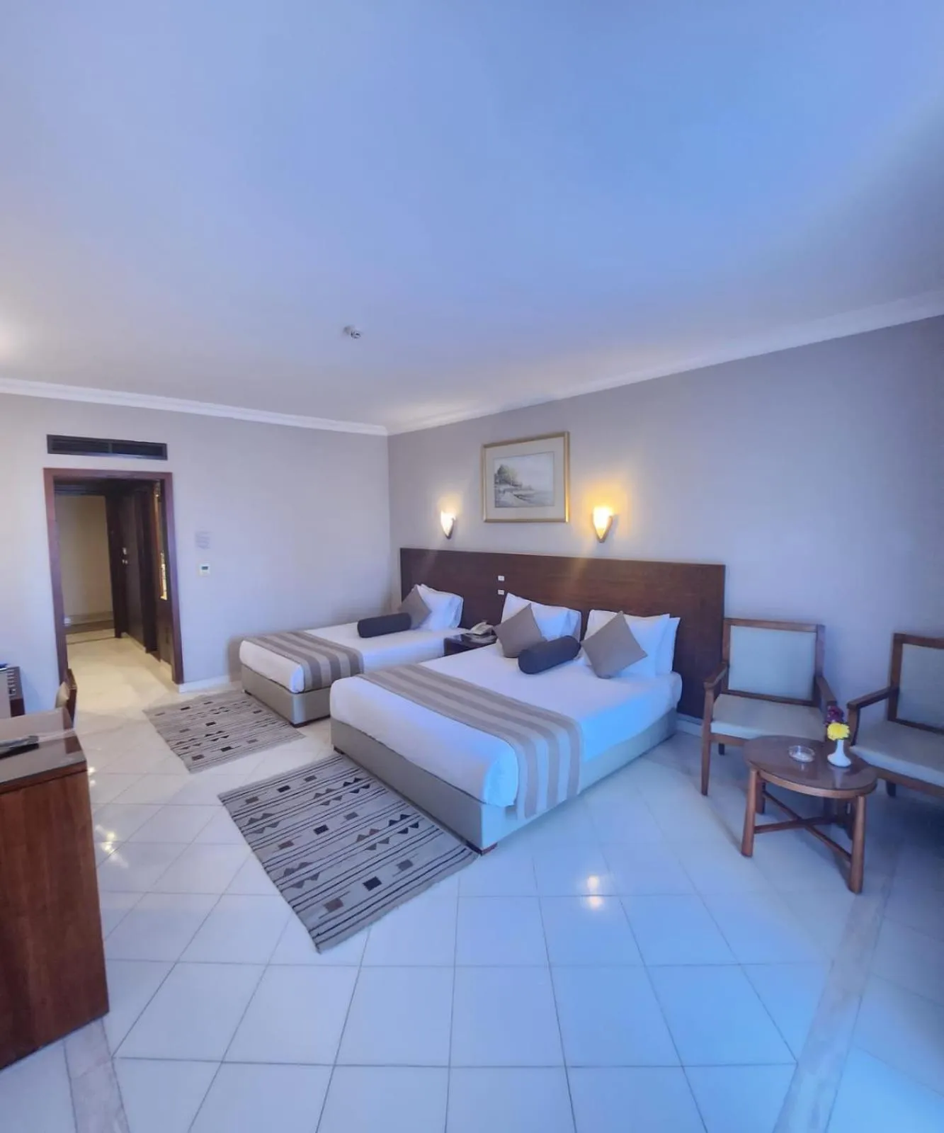 Swimming pool, Bed in Regina Resort and Aqua Park Hurghada