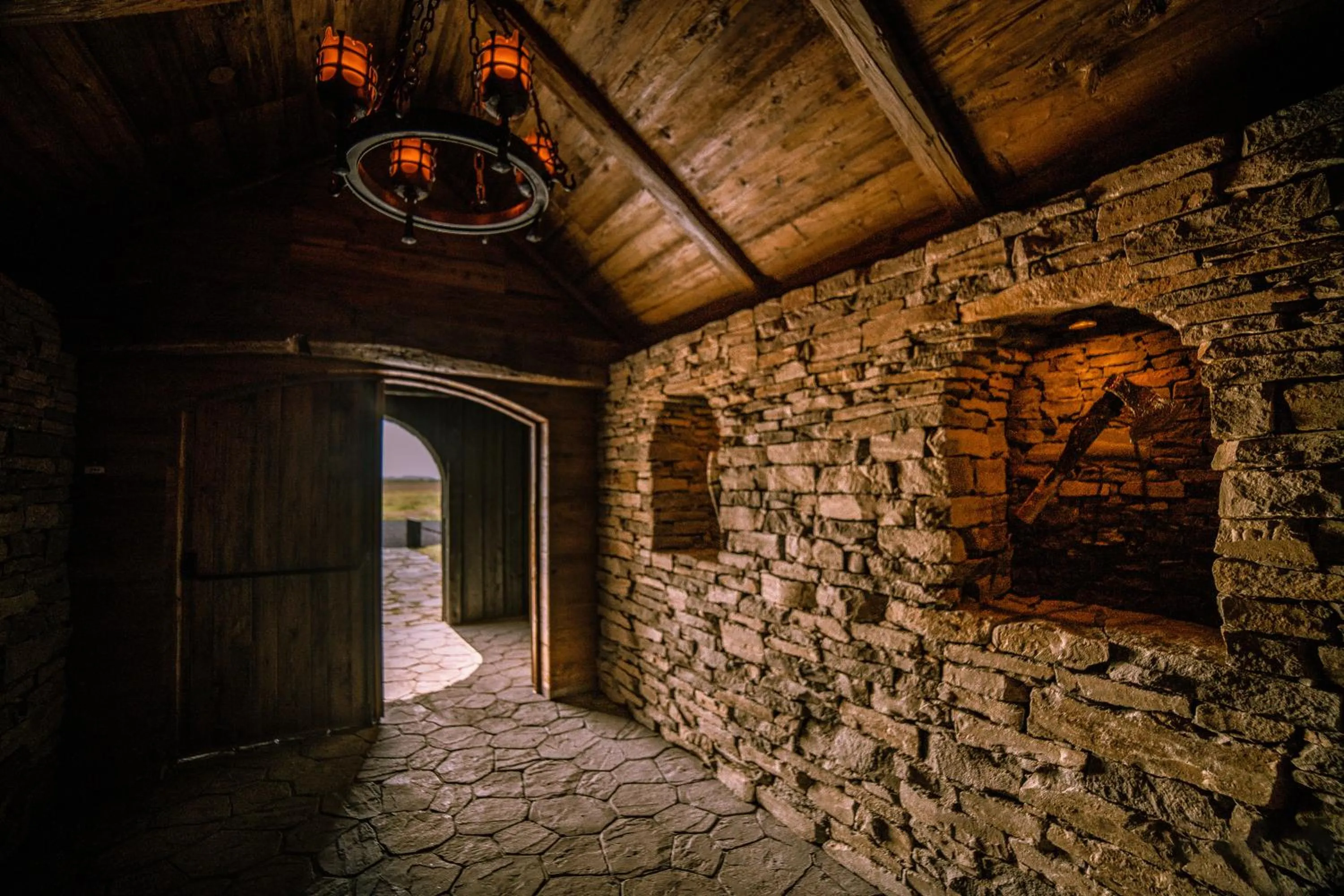 Facade/entrance in Torfhús Retreat