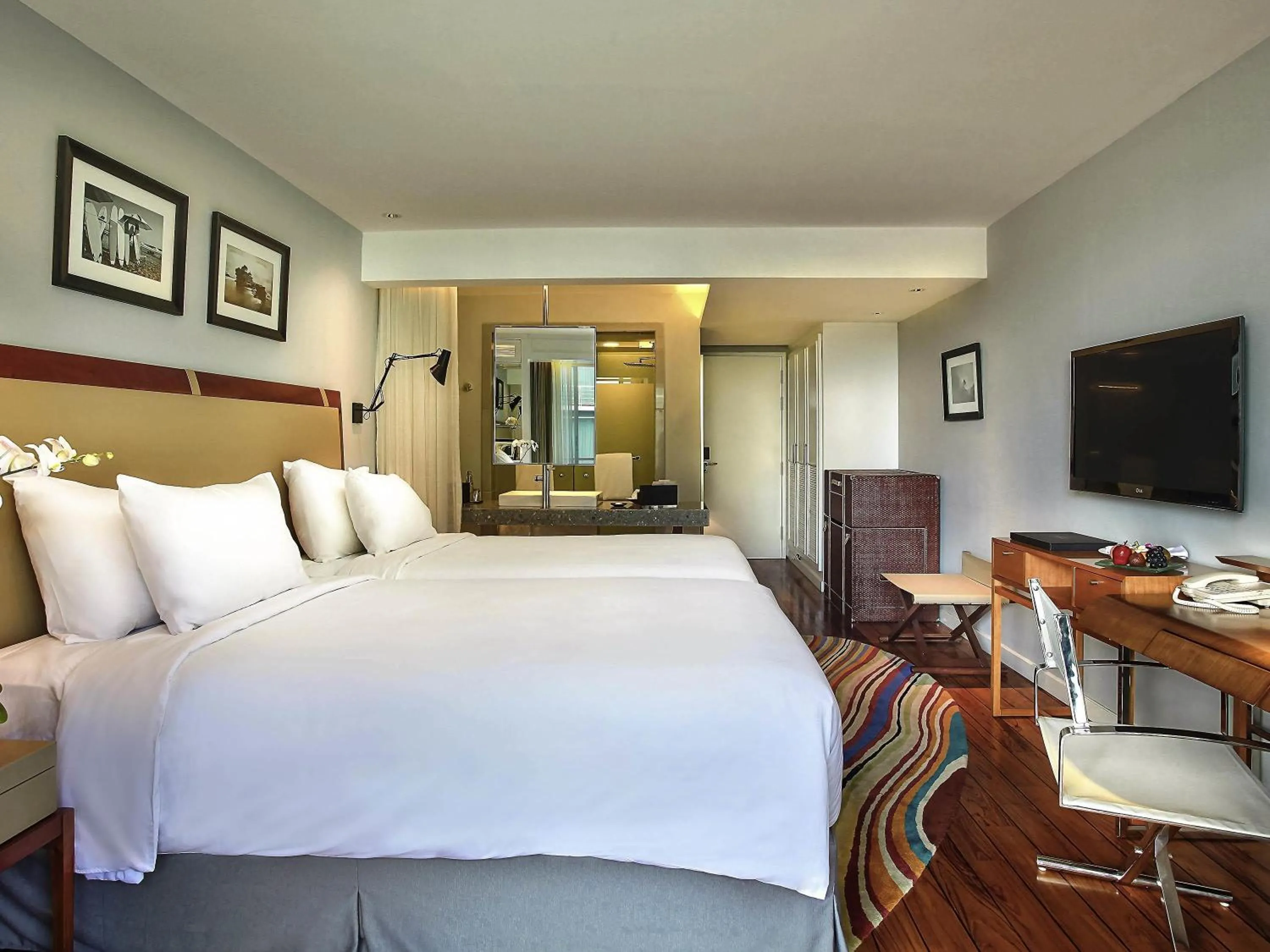 Bedroom, Bed in The Kuta Beach Heritage Hotel - Managed by Accor