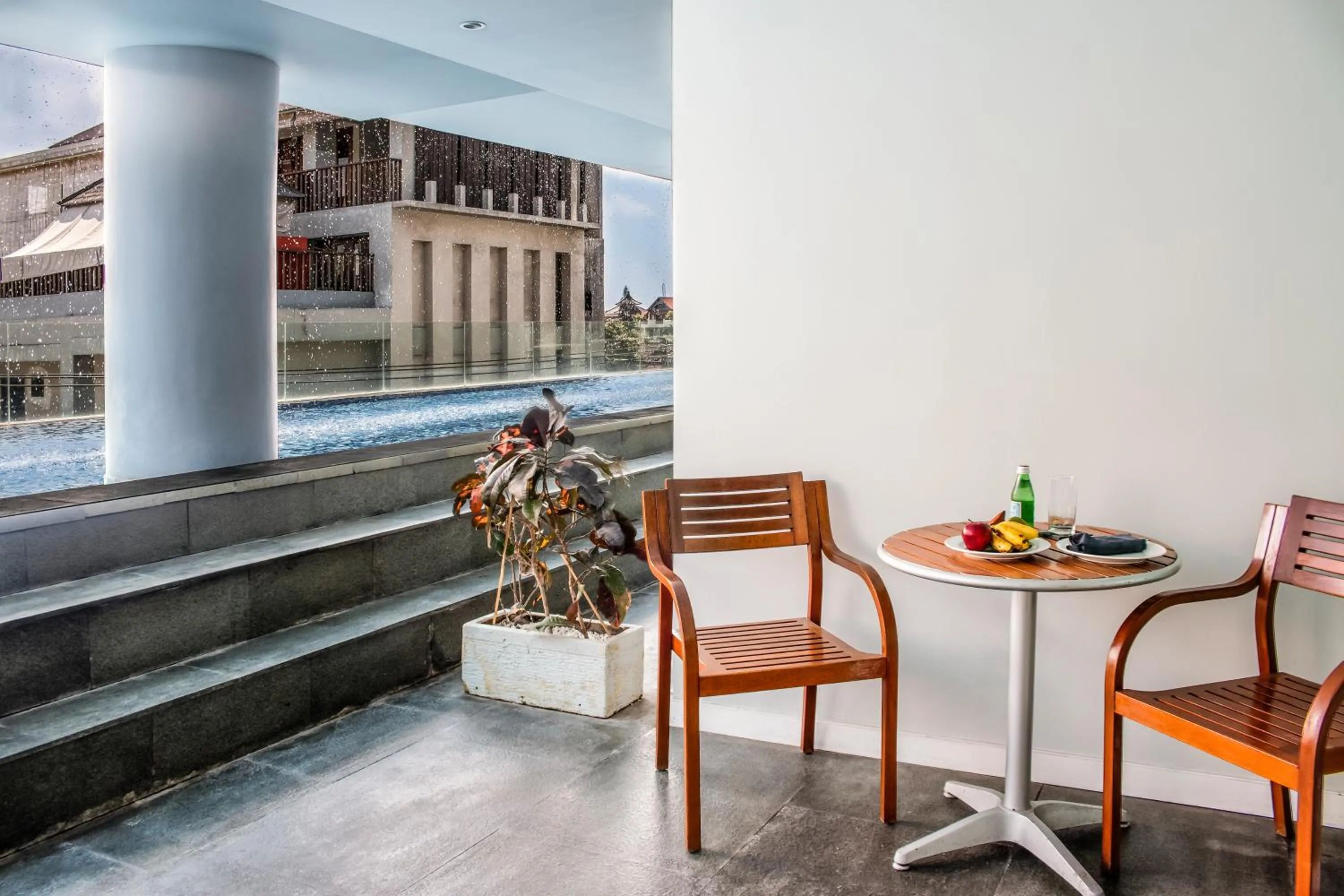 Balcony/Terrace in The Kuta Beach Heritage Hotel - Managed by Accor