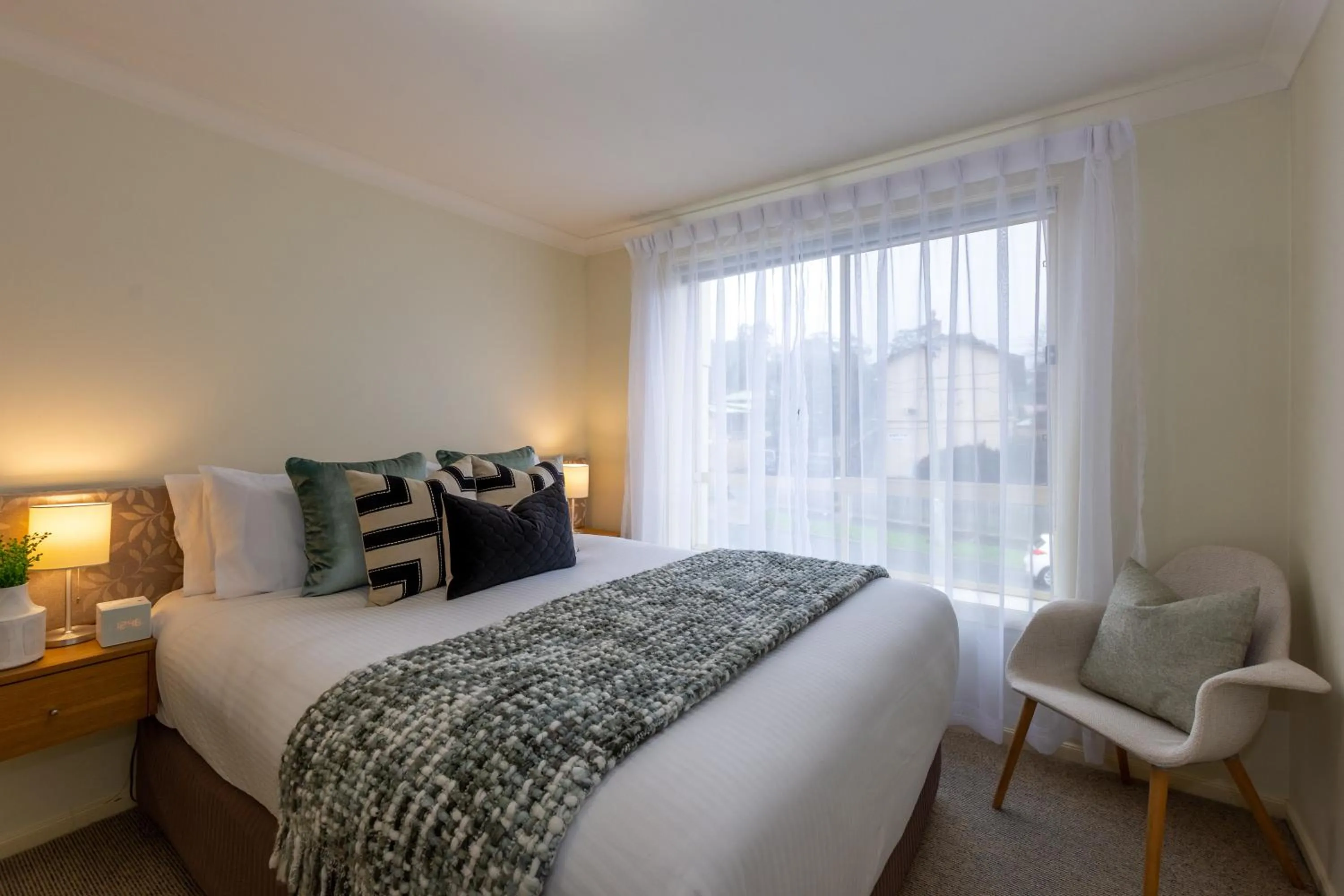 Bed in Lifestyle Apartments at Ferntree