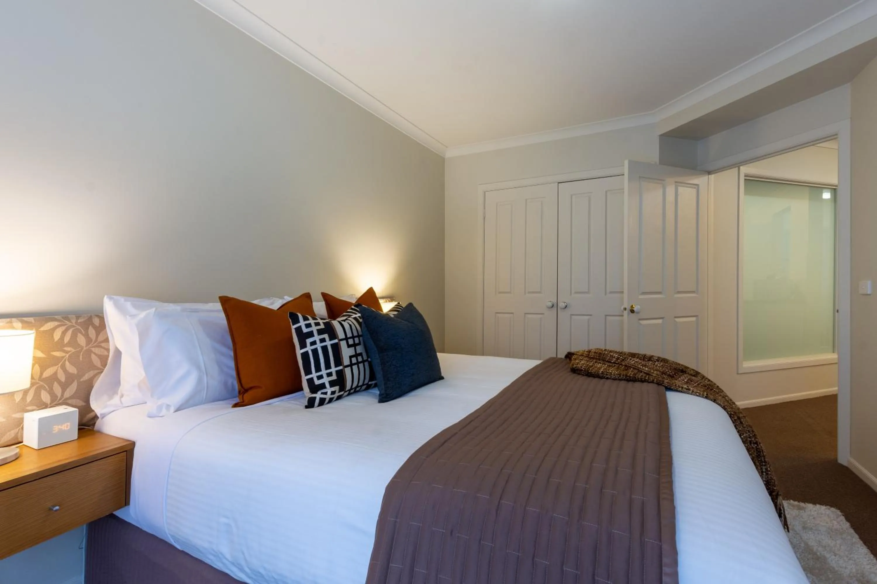 Bed in Lifestyle Apartments at Ferntree