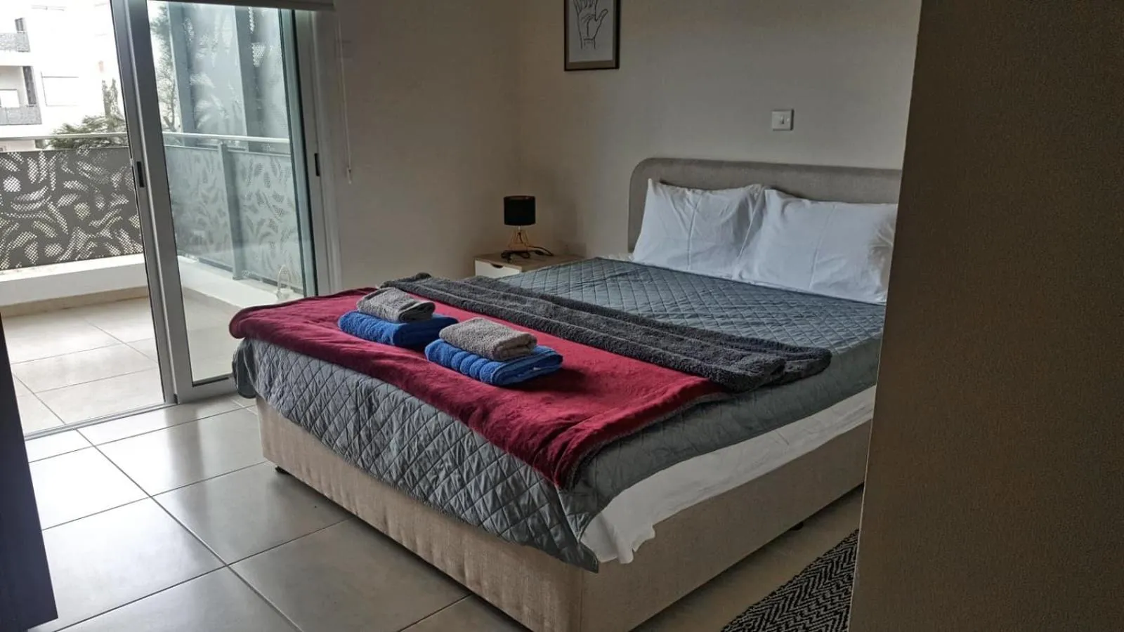 Bed in Mythical Sands Luxury Apartment