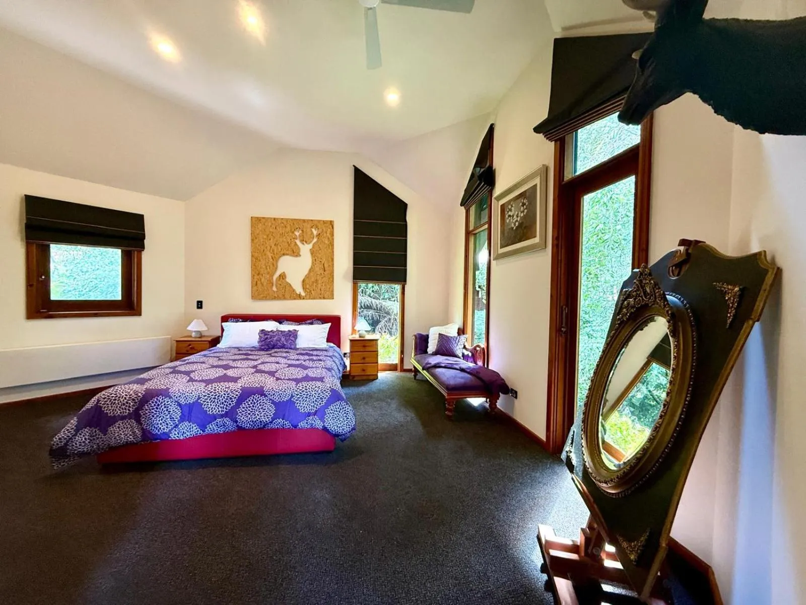 Bed in Forget Me Not Cottages