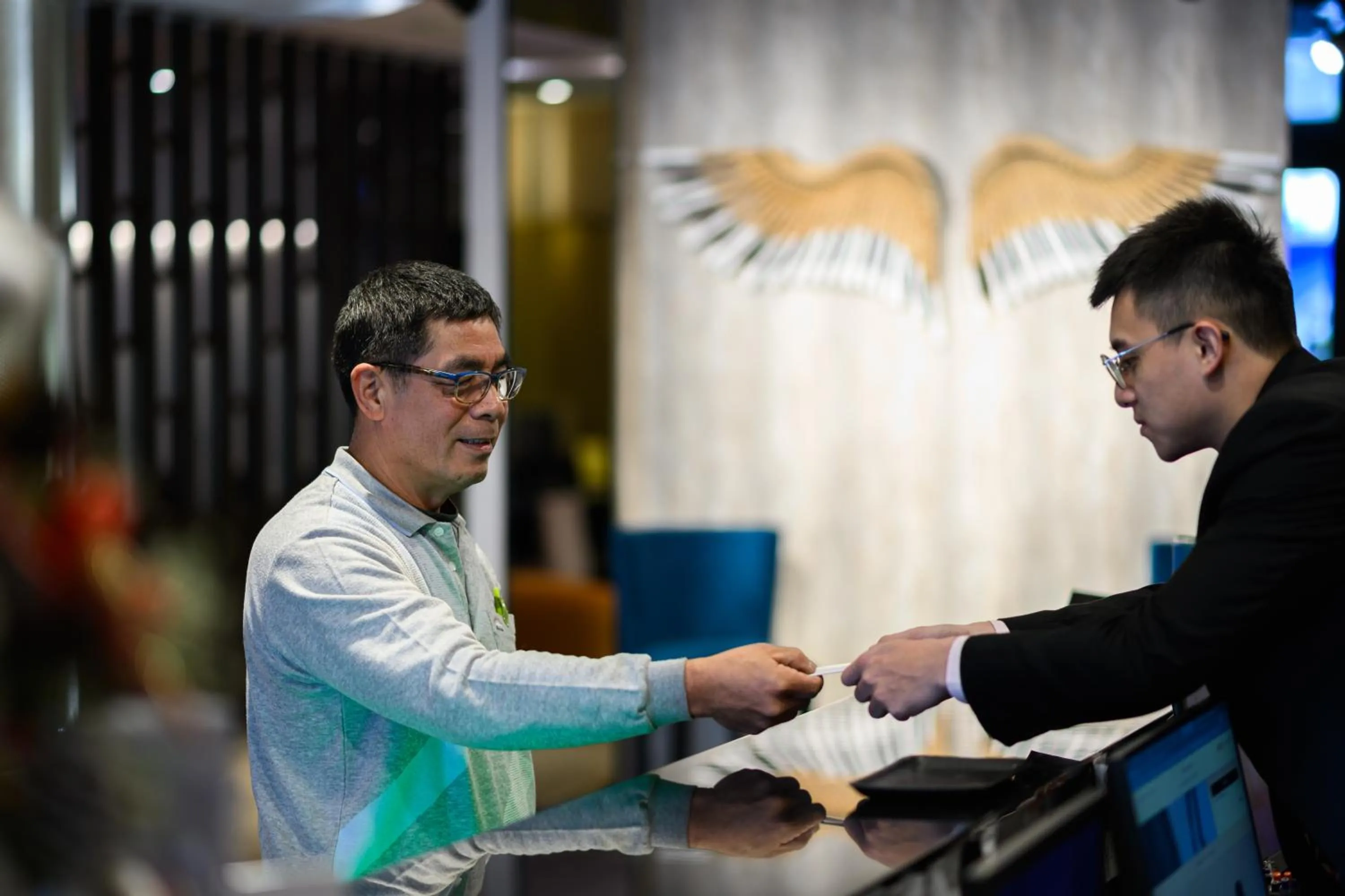 Lobby or reception in Hotel Geight Taipei